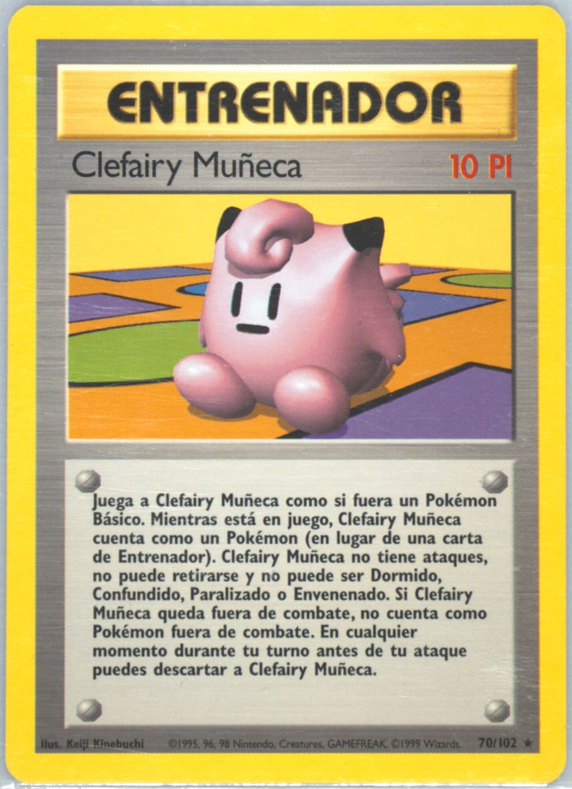 Clefairy Muneca (70) 1999 Pokemon Spanish