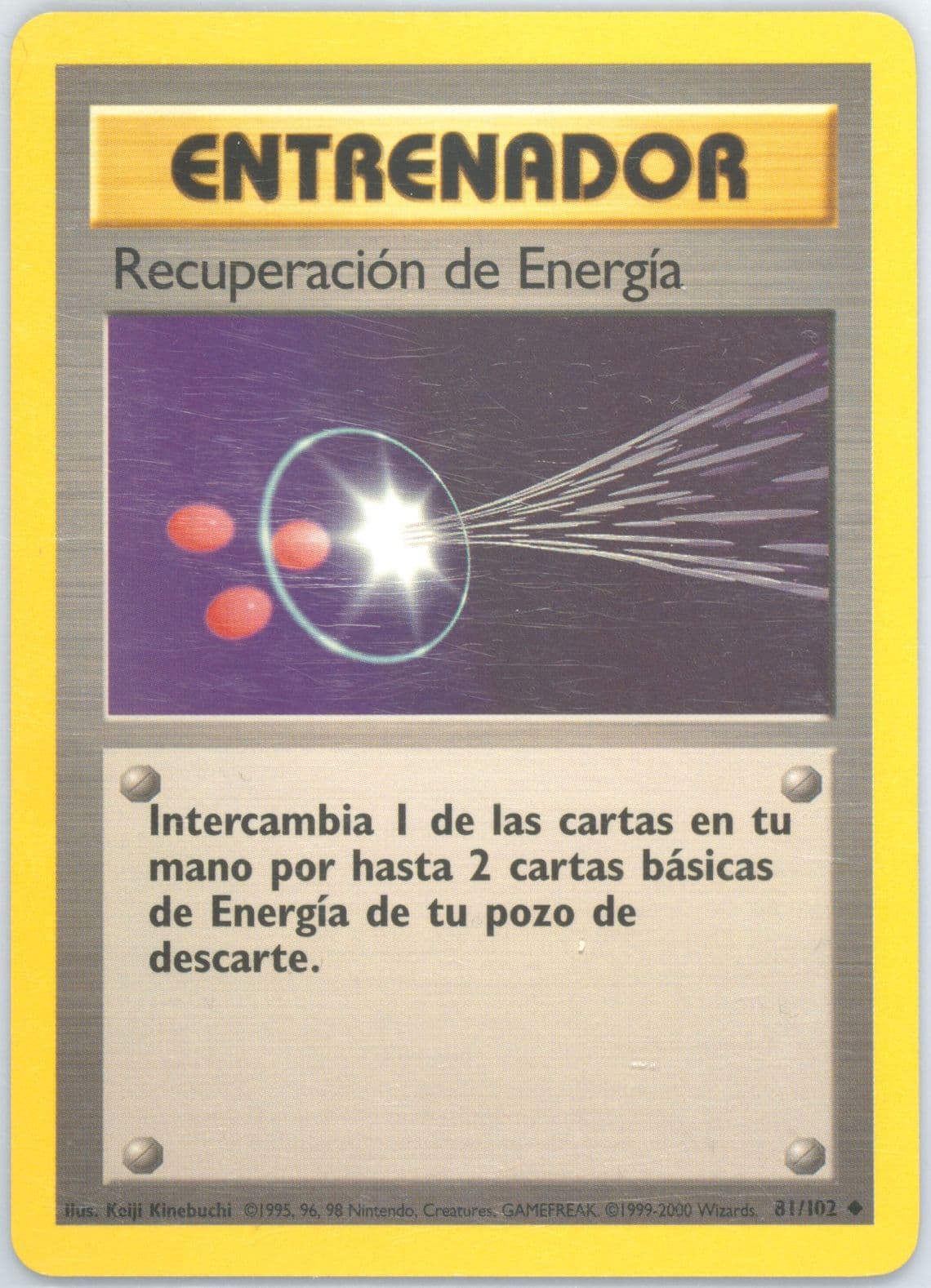 Recuperacion de Energia (81) 1999 Pokemon Spanish