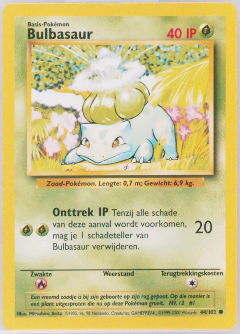 Bulbasaur (44) 1999 Pokemon Dutch