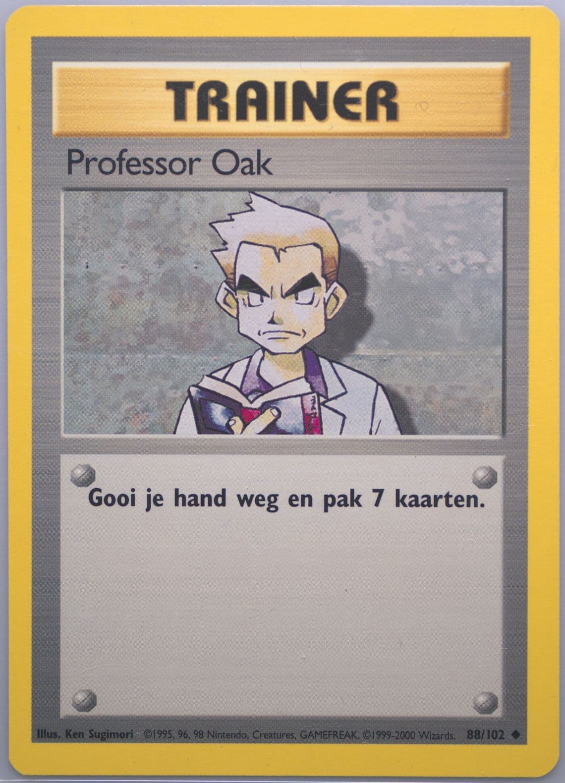 Professor Oak (88) 1999 Pokemon Dutch
