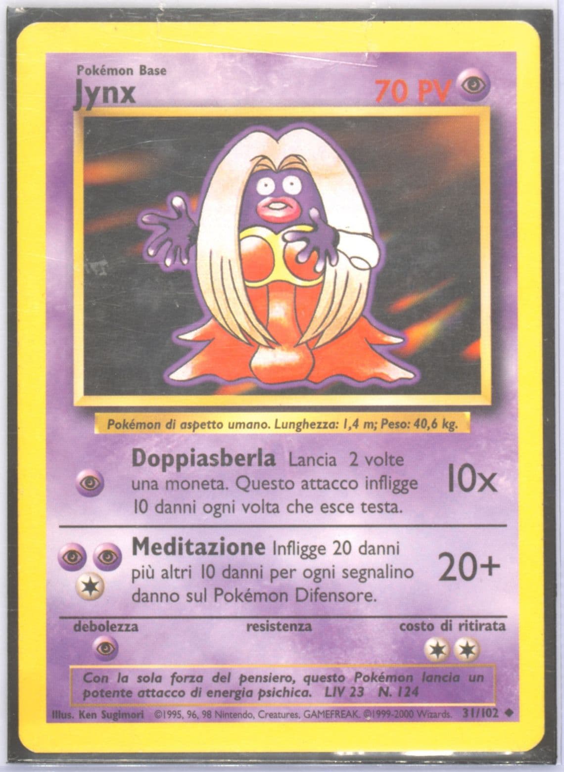 Jynx Italian (31) 2000 Pokemon Game