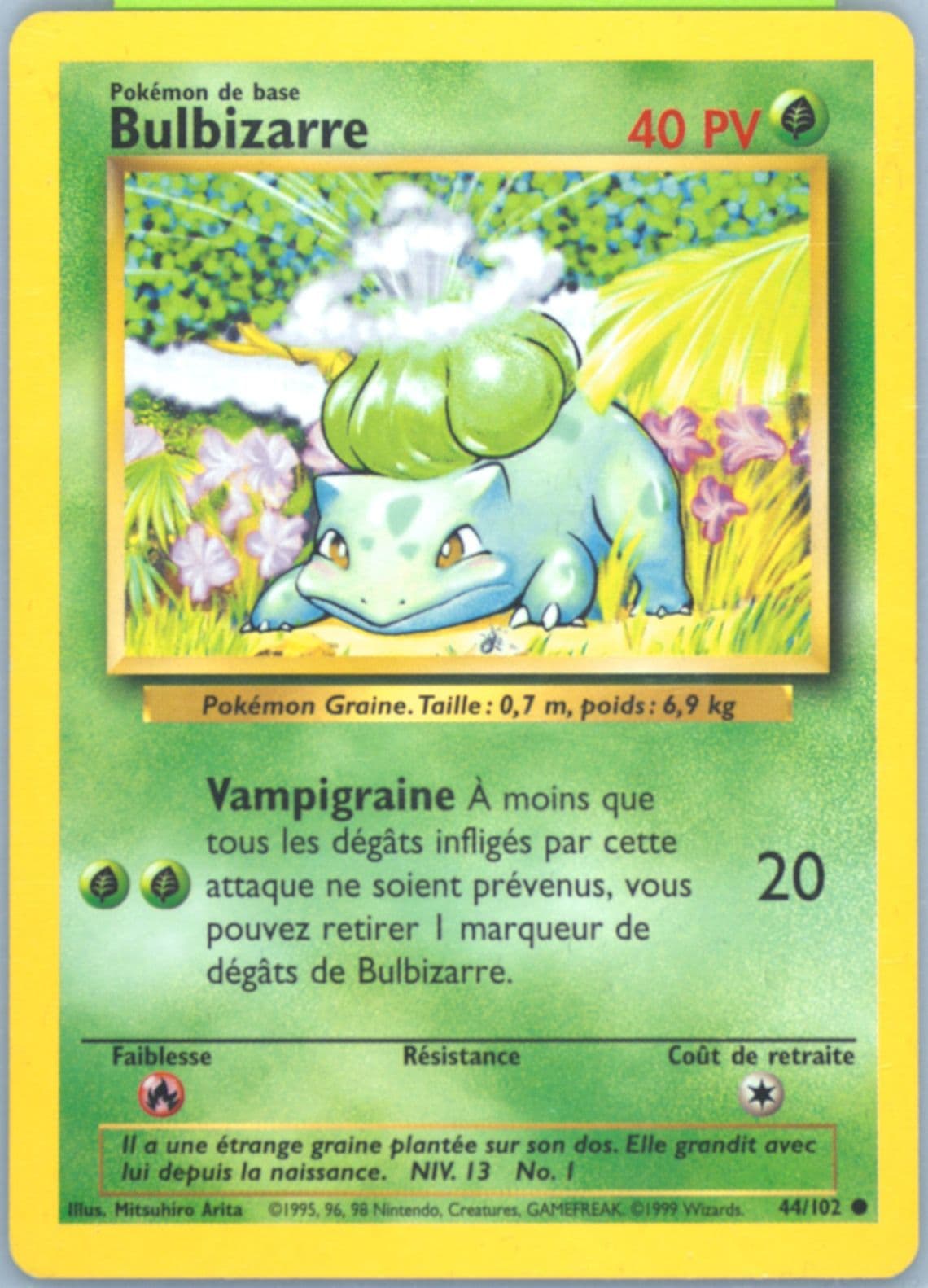 Bulbizarre (44) 1999 Pokemon French