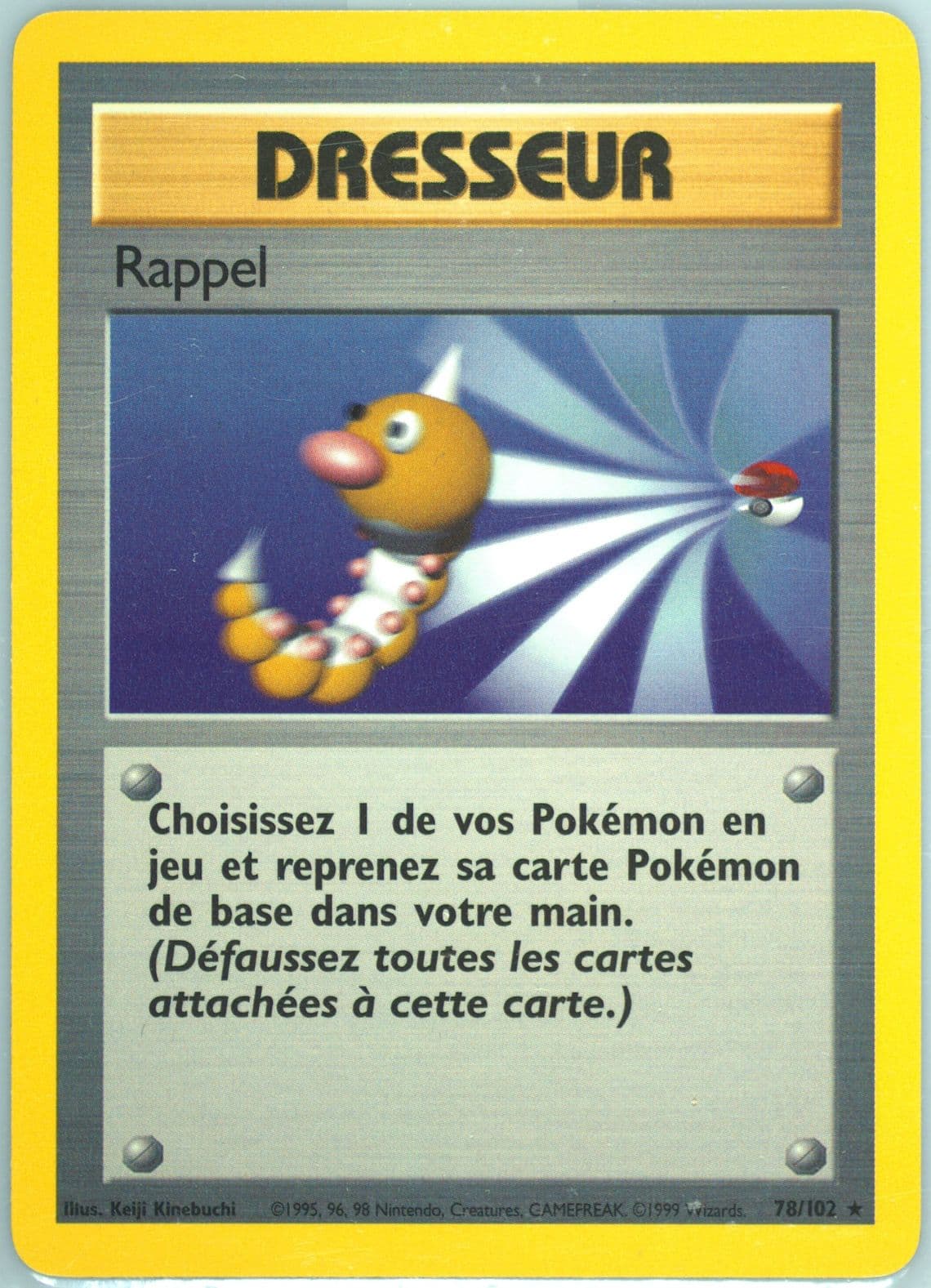 Rappel (78) 1999 Pokemon French