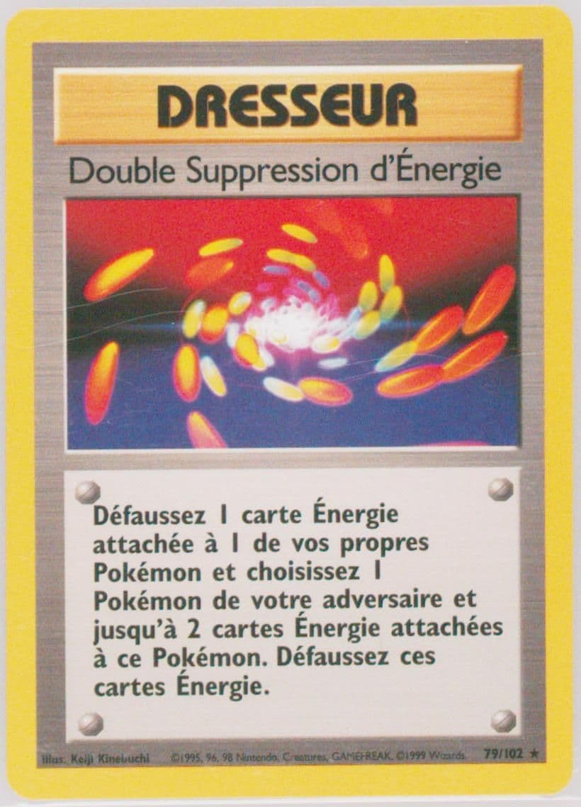 Double Suppression D'Energie (79) 1999 Pokemon French