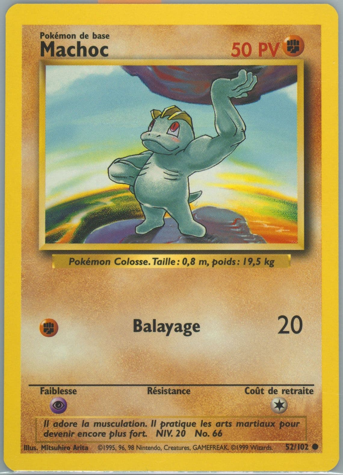 Machoc (52) 1999 Pokemon French