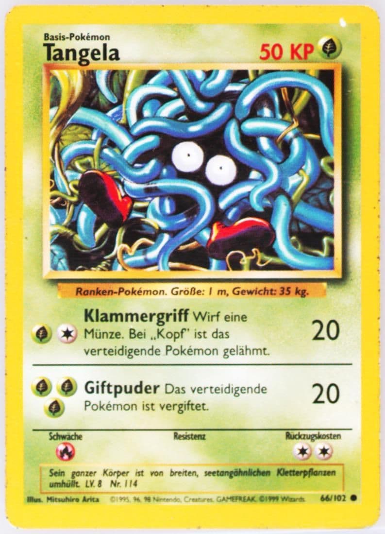 Tangela (66) 1999 Pokemon German