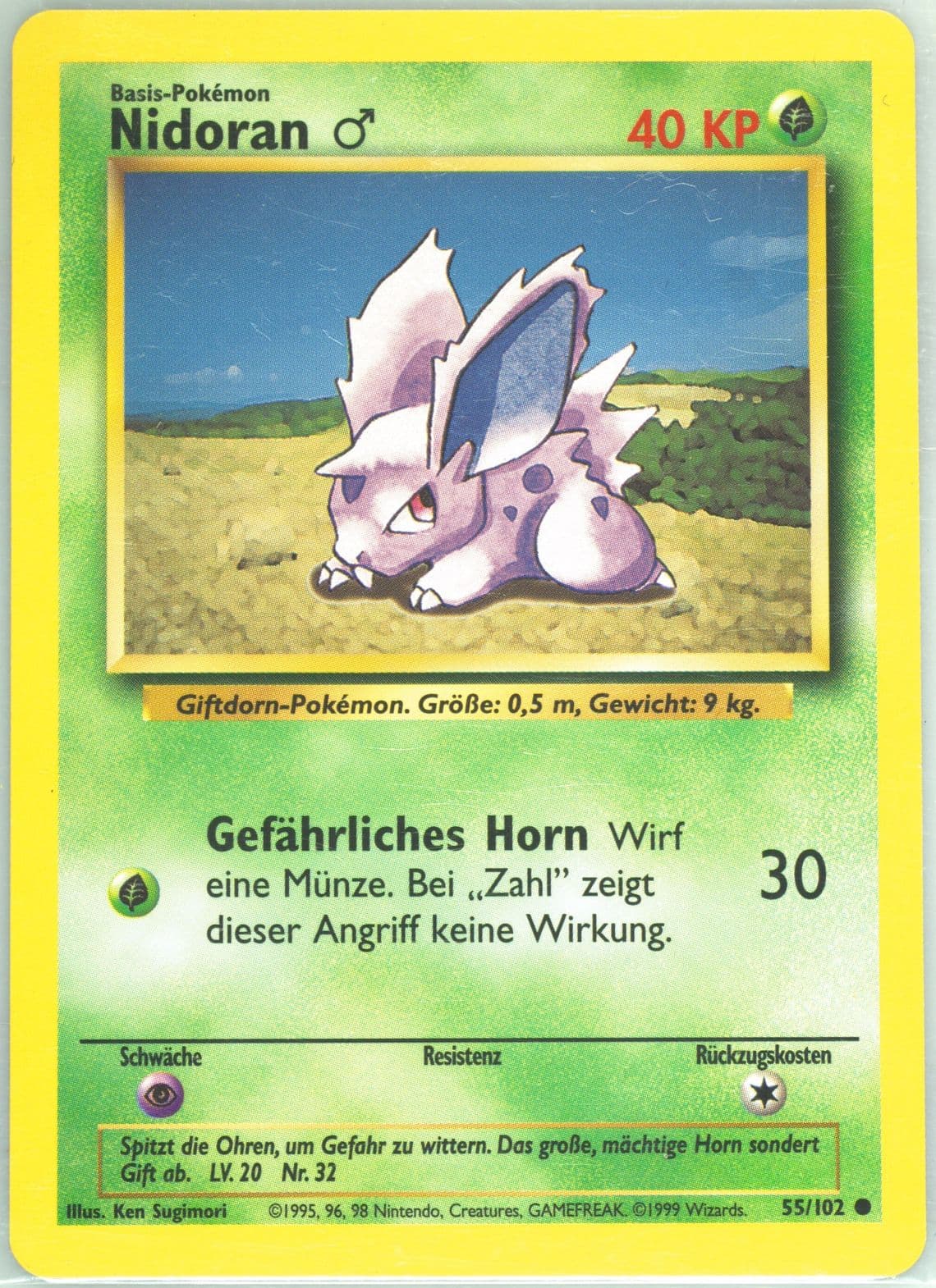 Nidoran (55) 1999 Pokemon German
