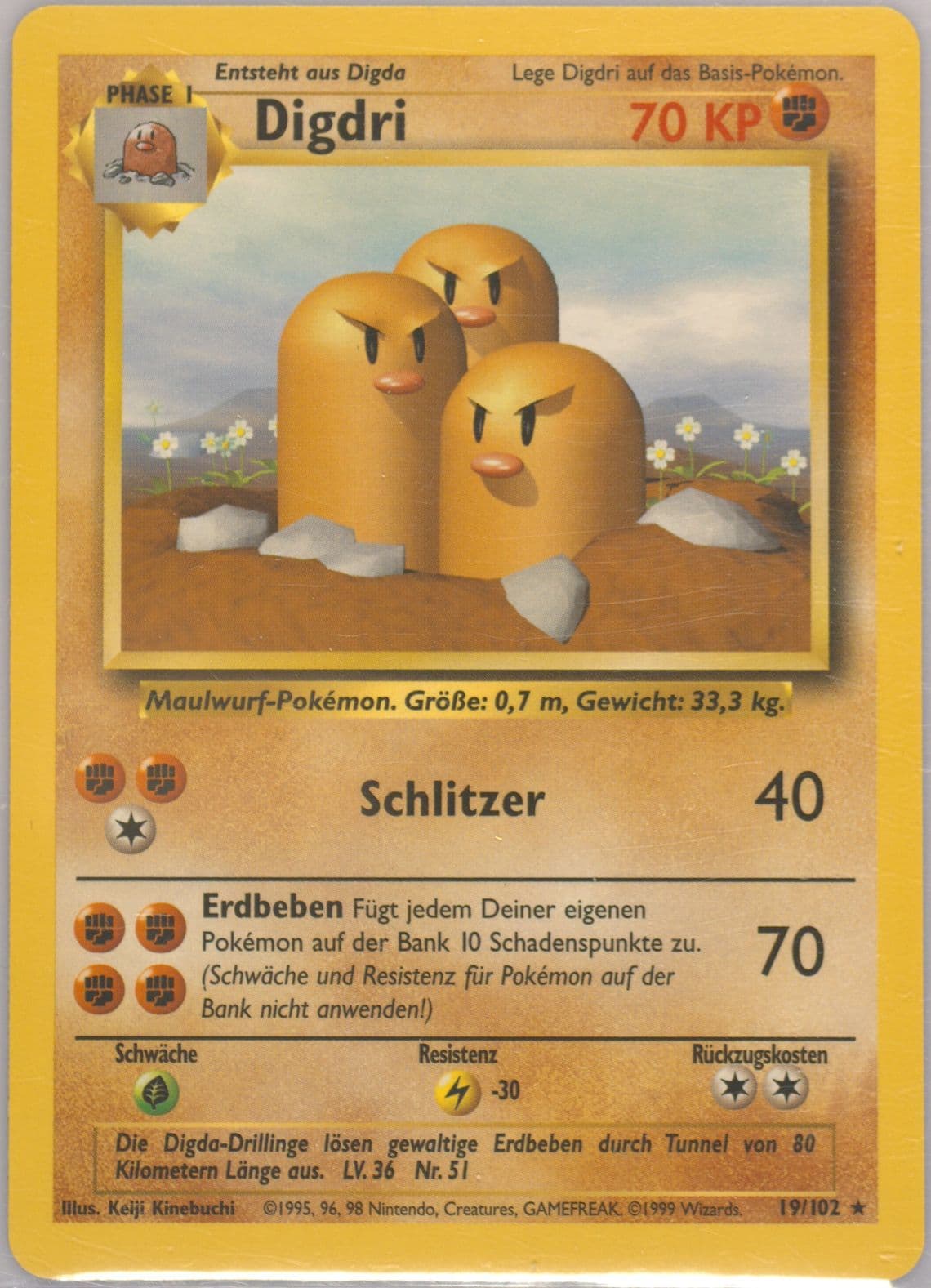 Digdri (19) 1999 Pokemon German