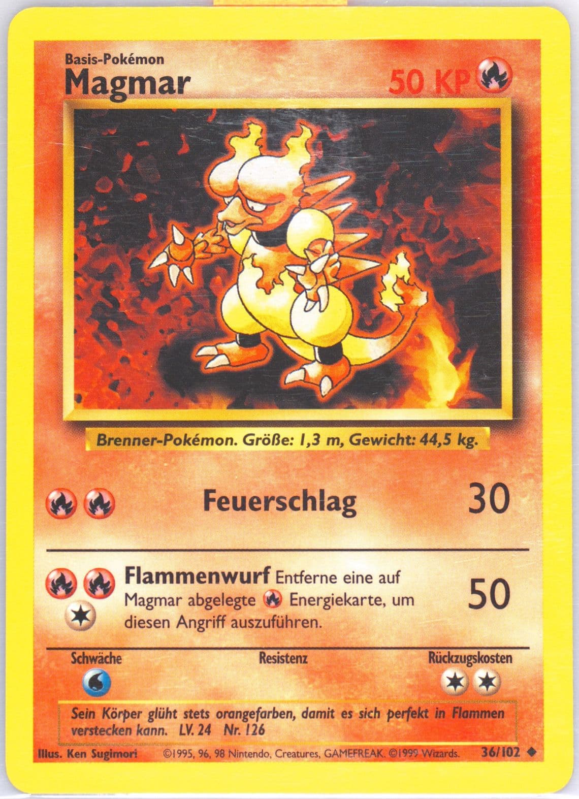 Magmar (36) 1999 Pokemon German