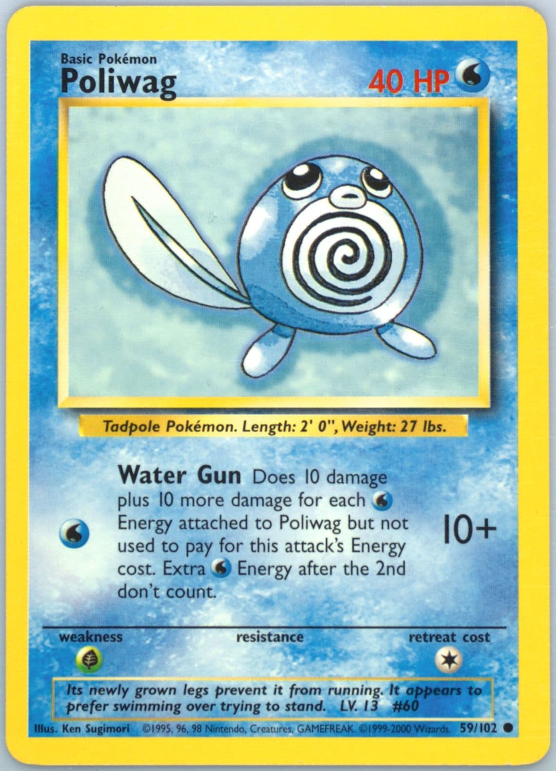 Poliwag (59) 2000 Pokemon Chinese