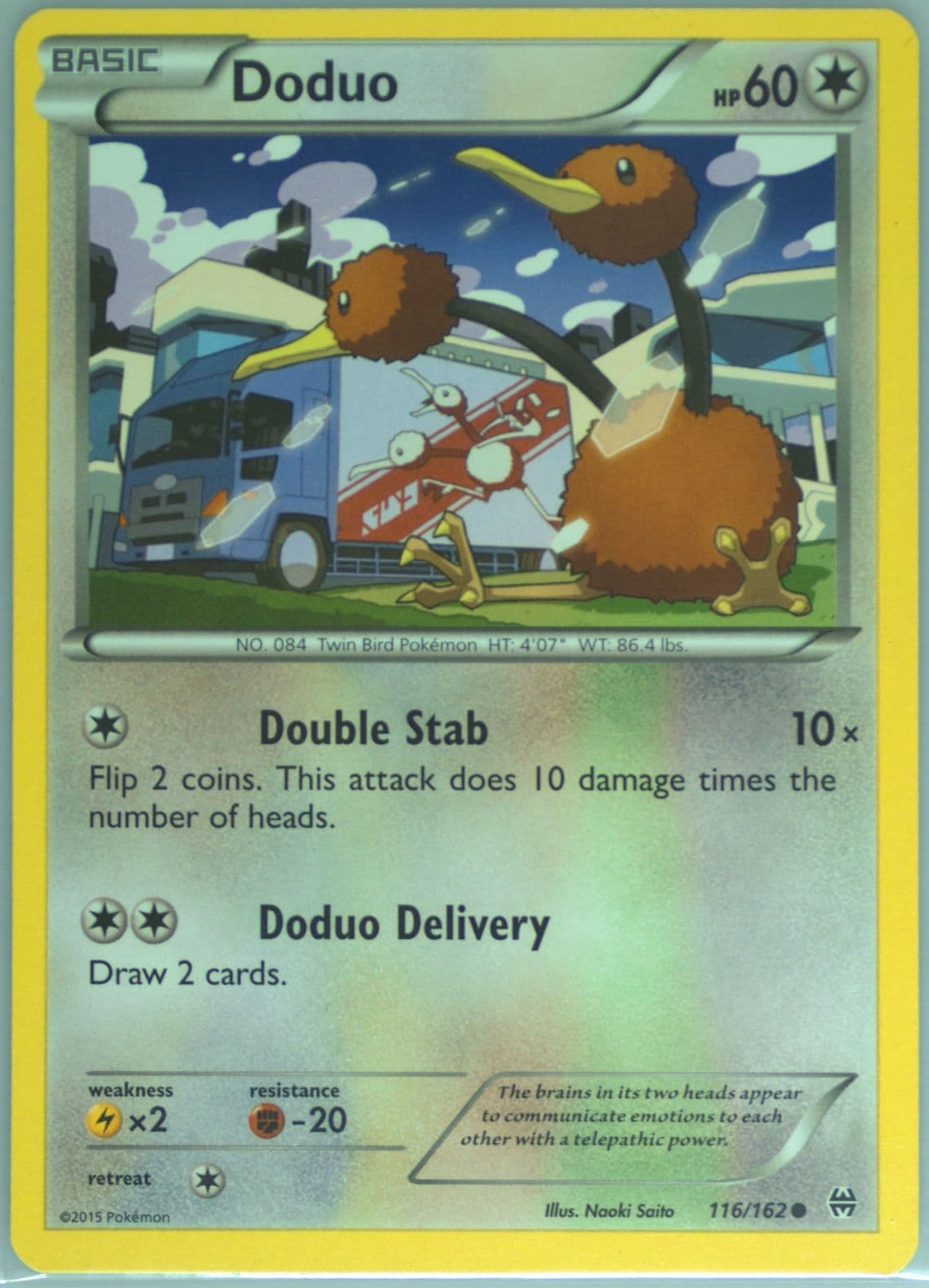 Doduo (116) 2015 Pokemon XY Breakthrough