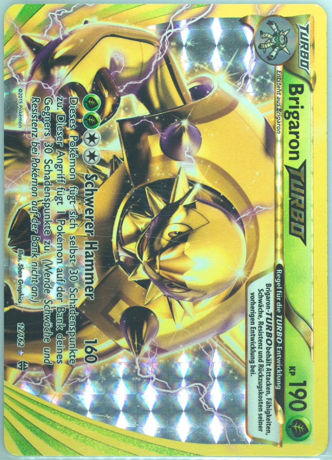 Brigaron Turbo German (12) 2015 Pokemon XY Breakthrough
