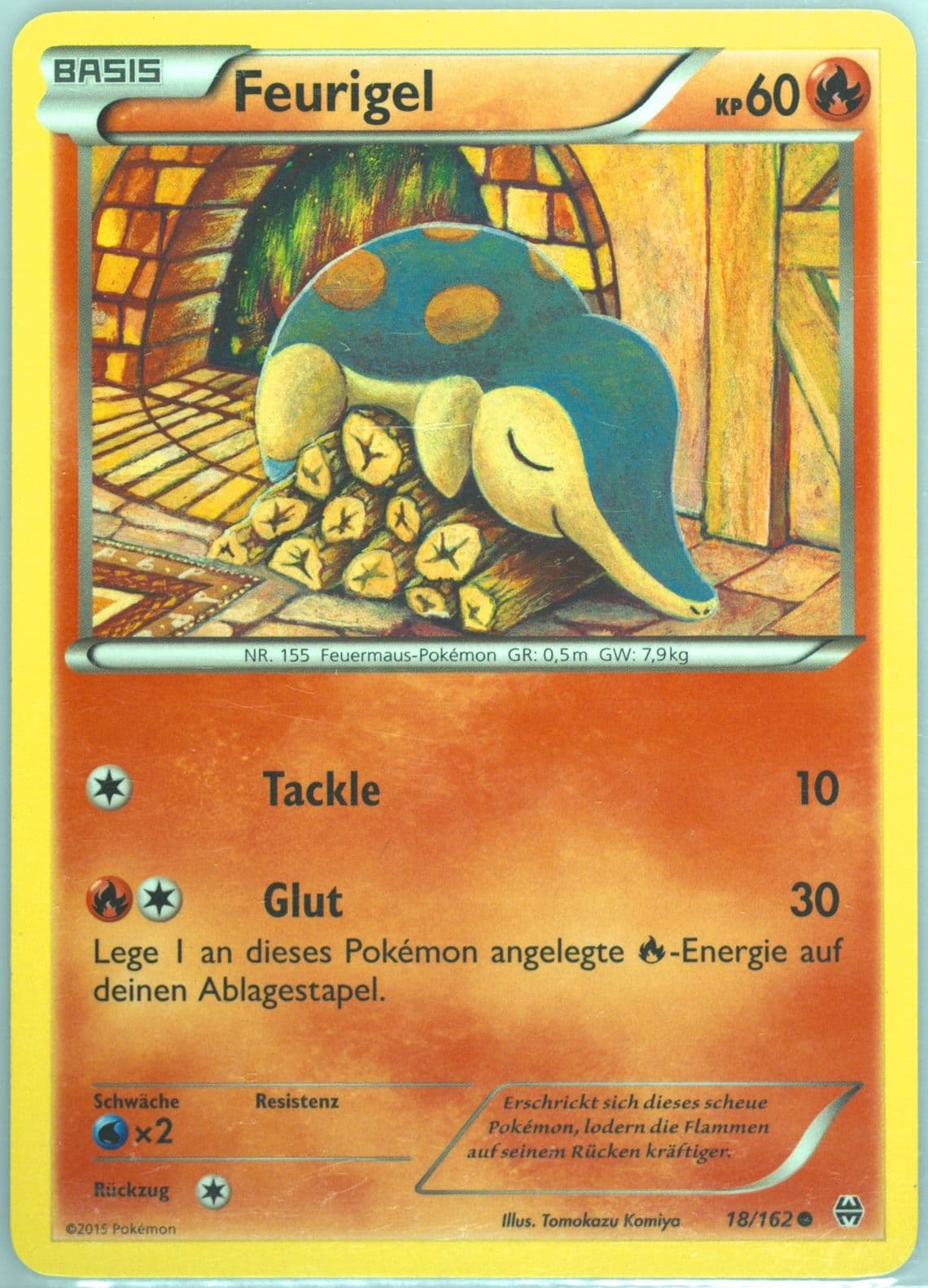 Feurigel German (18) 2015 Pokemon XY Breakthrough