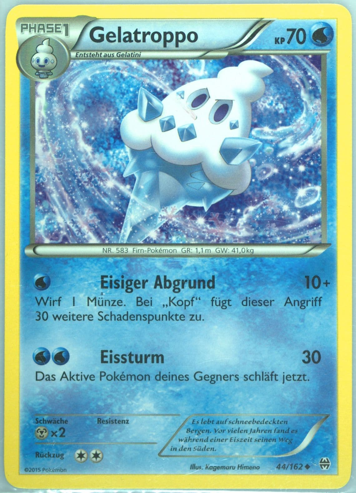 Gelatroppo German (44) 2015 Pokemon XY Breakthrough