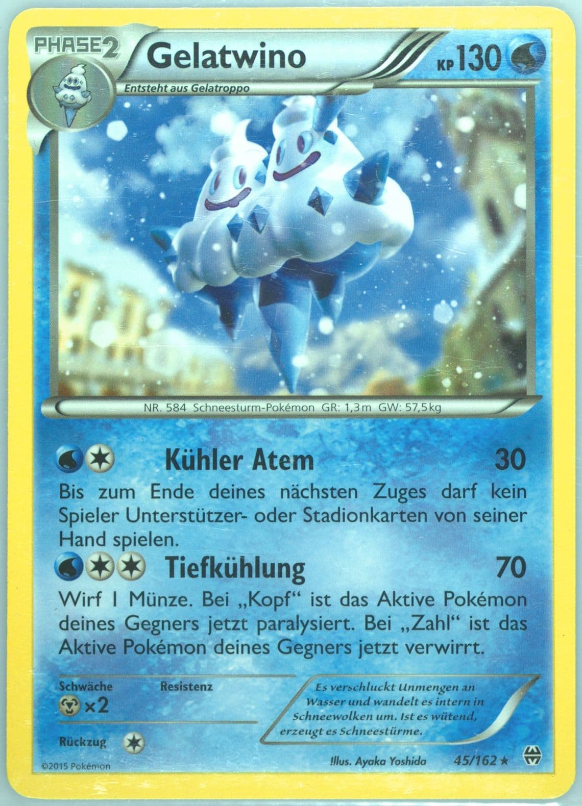 Gelatwino German (45) 2015 Pokemon XY Breakthrough