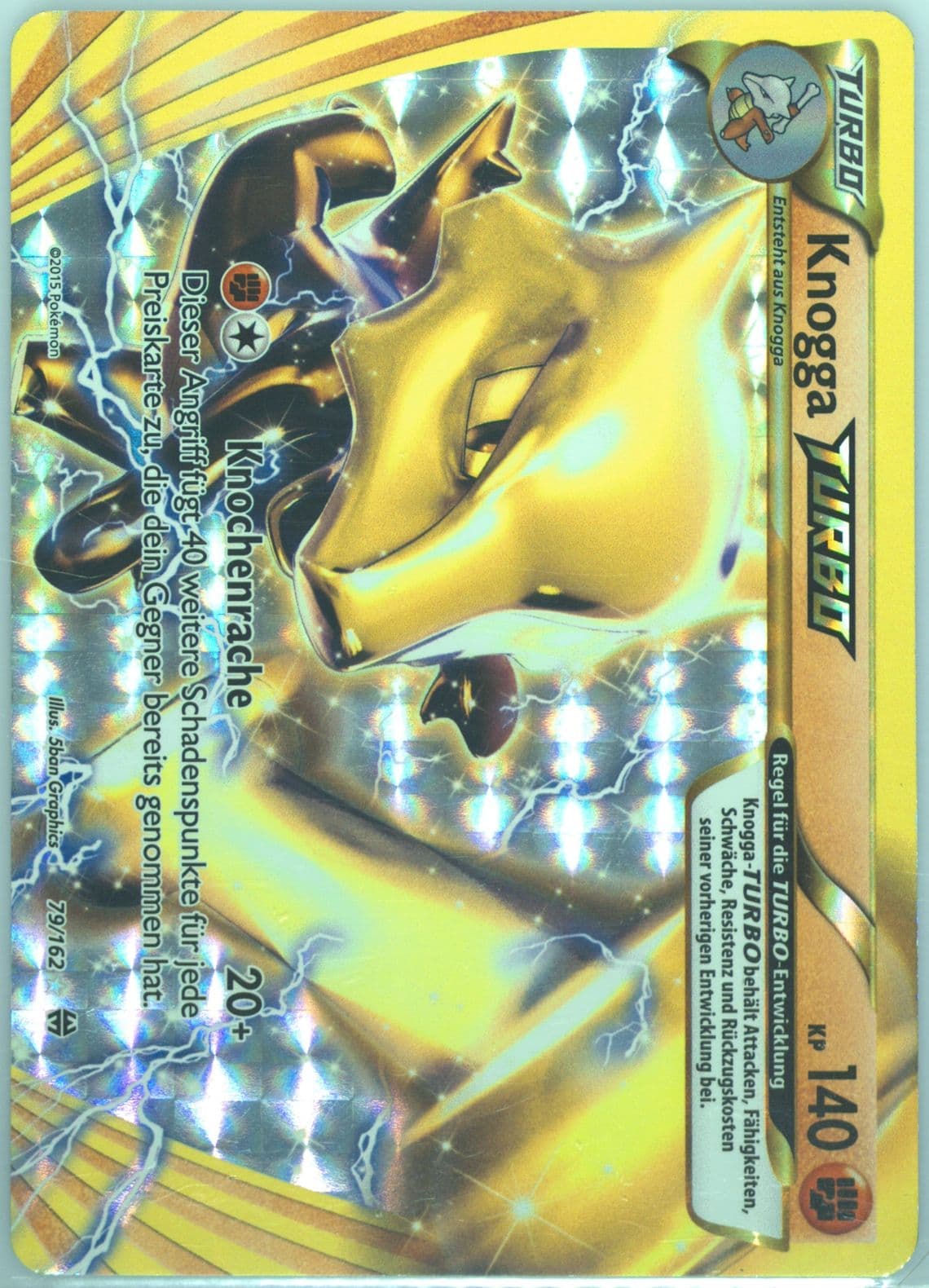 Knogga Turbo German (79) 2015 Pokemon XY Breakthrough