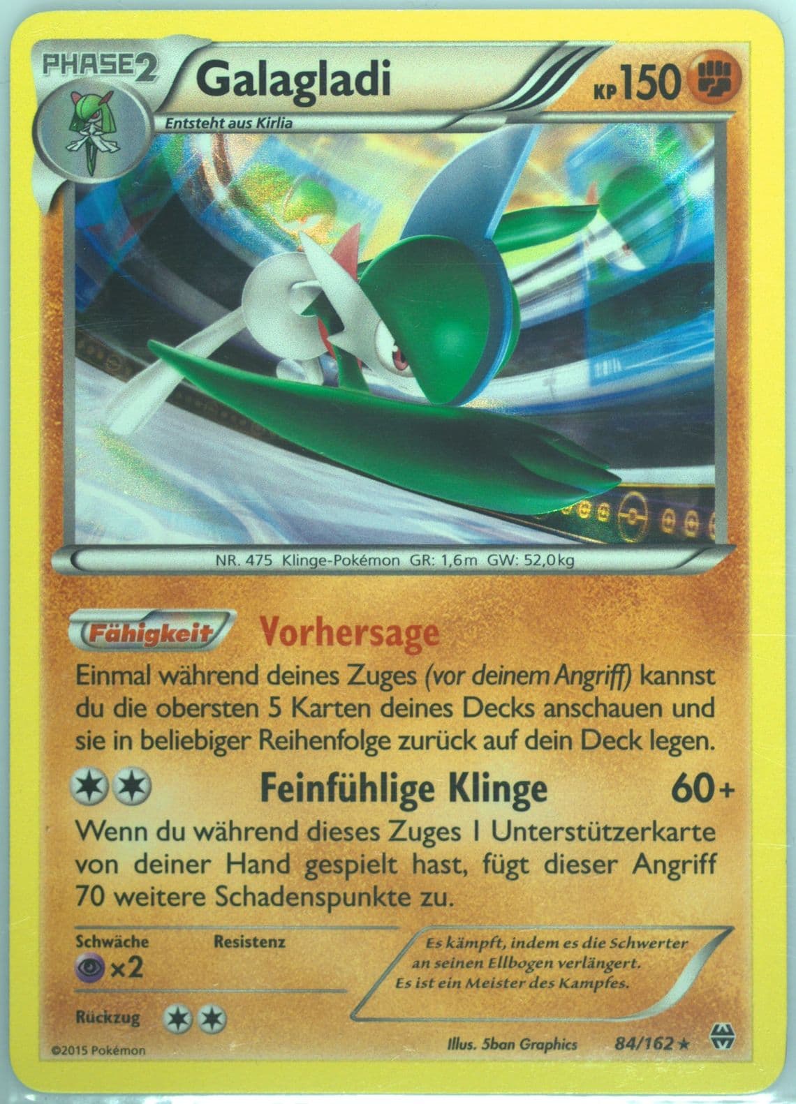 Galagladi-Holo German (84) 2015 Pokemon XY Breakthrough