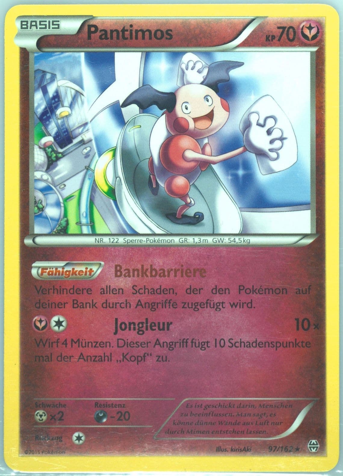 Pantimos German (97) 2015 Pokemon XY Breakthrough