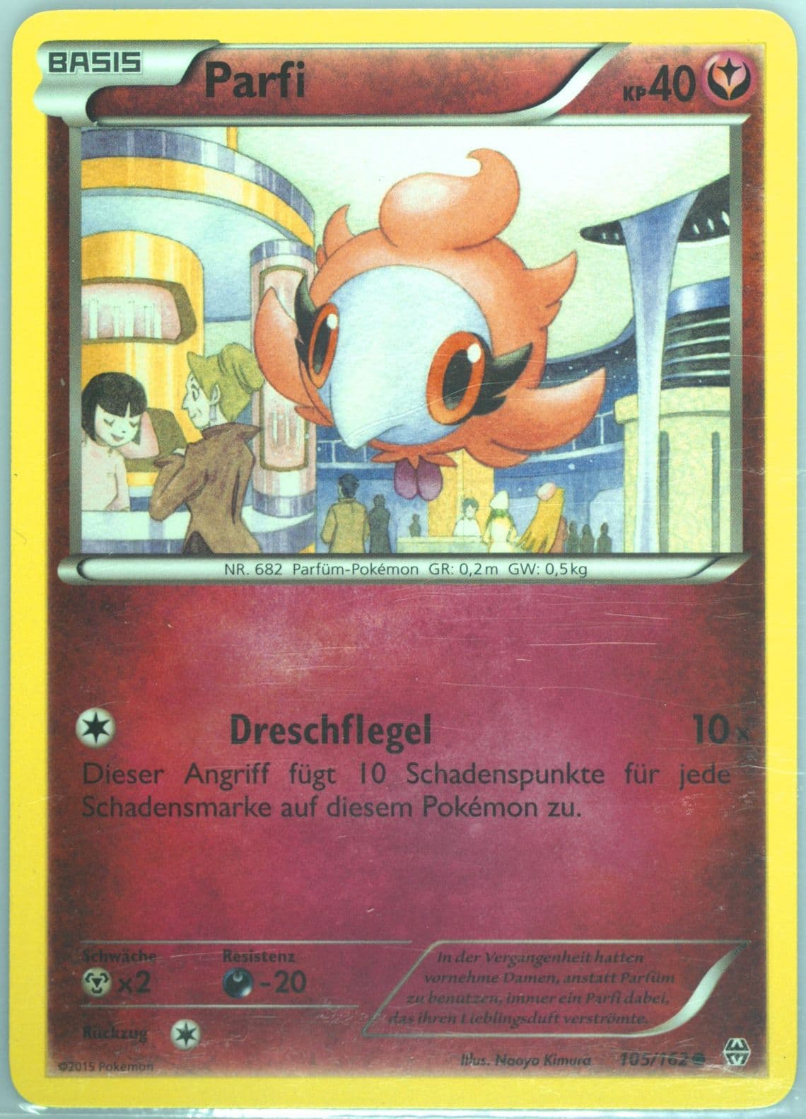 Parfi German (105) 2015 Pokemon XY Breakthrough