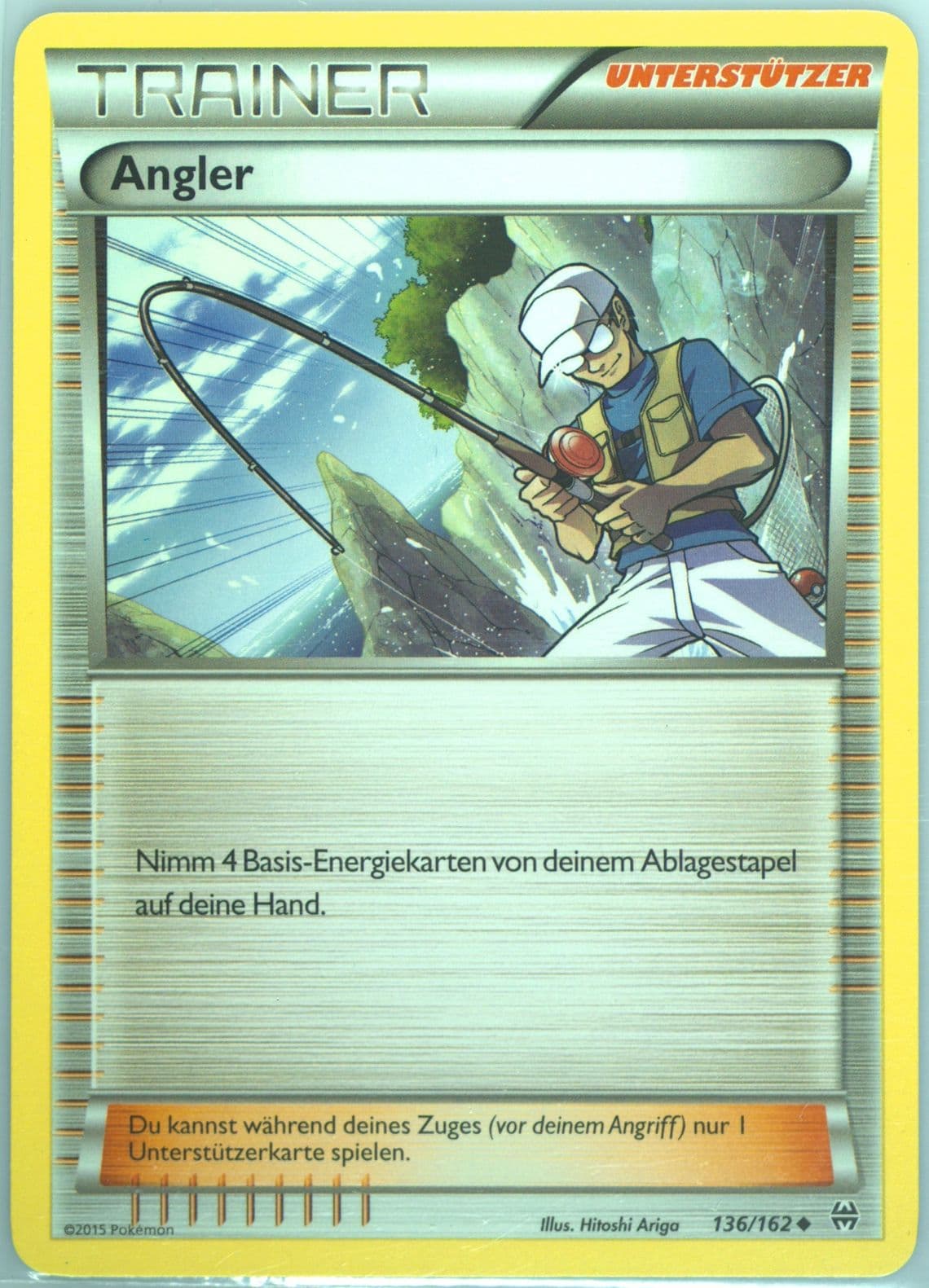 Angler German (136) 2015 Pokemon XY Breakthrough