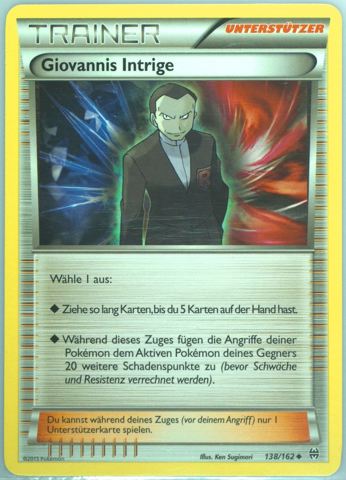 Giovannis Intrige German (138) 2015 Pokemon XY Breakthrough