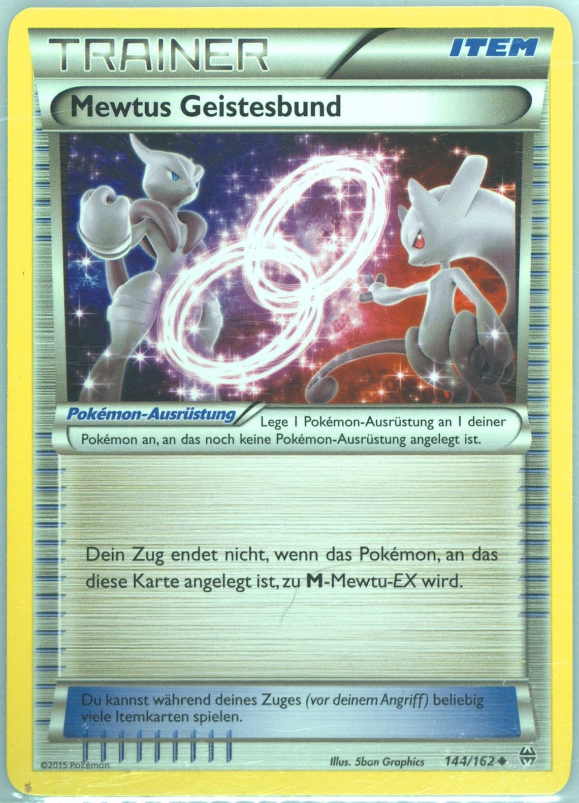 Mewtus Geistesbund German (144) 2015 Pokemon XY Breakthrough