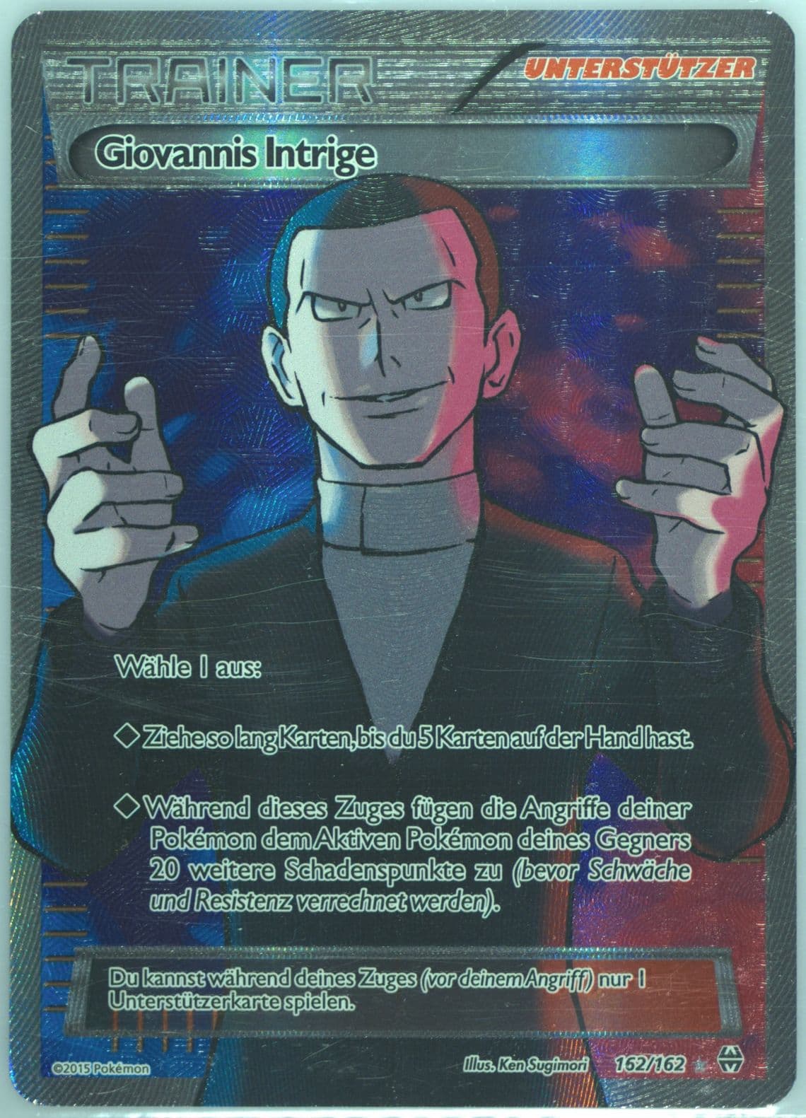 Full Art/Giovannis Intrige German (162) 2015 Pokemon XY Breakthrough