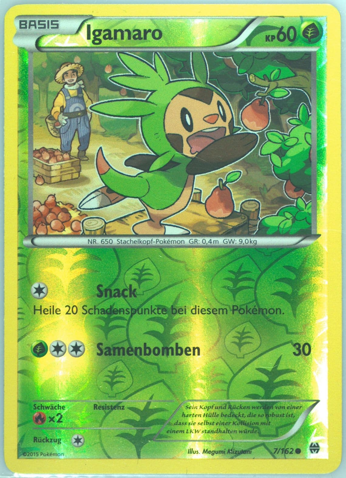 Igamaro-Reverse Foil German (7) 2015 Pokemon XY Breakthrough