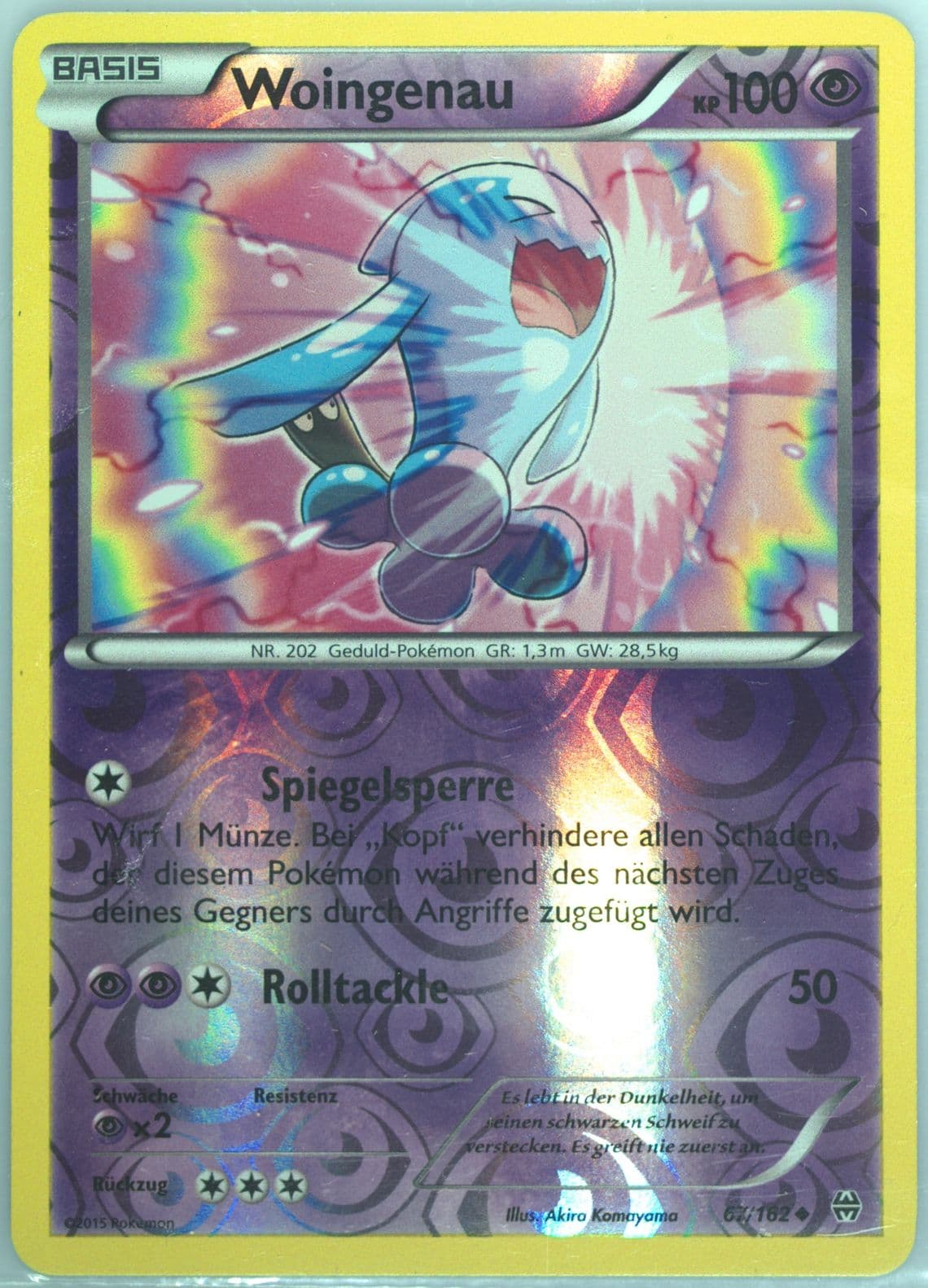 Woingenau-Reverse Foil German (67) 2015 Pokemon XY Breakthrough