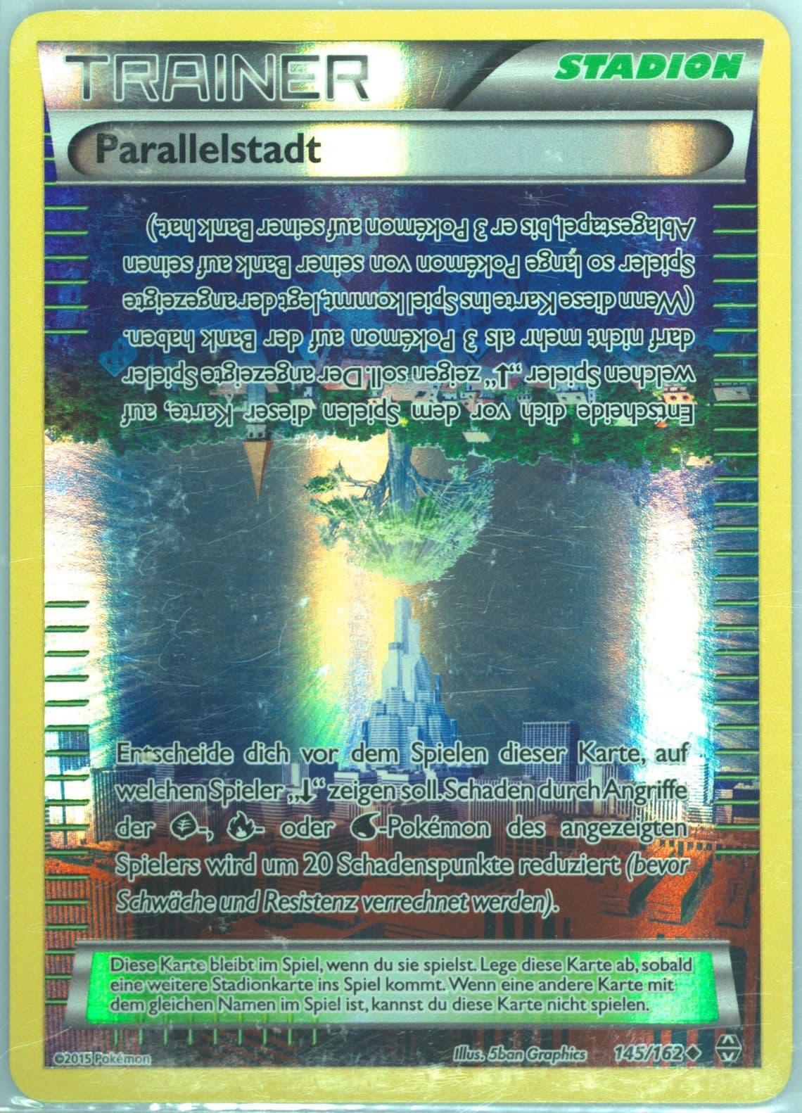 Parallelstadt-Reverse Foil German (145) 2015 Pokemon XY Breakthrough