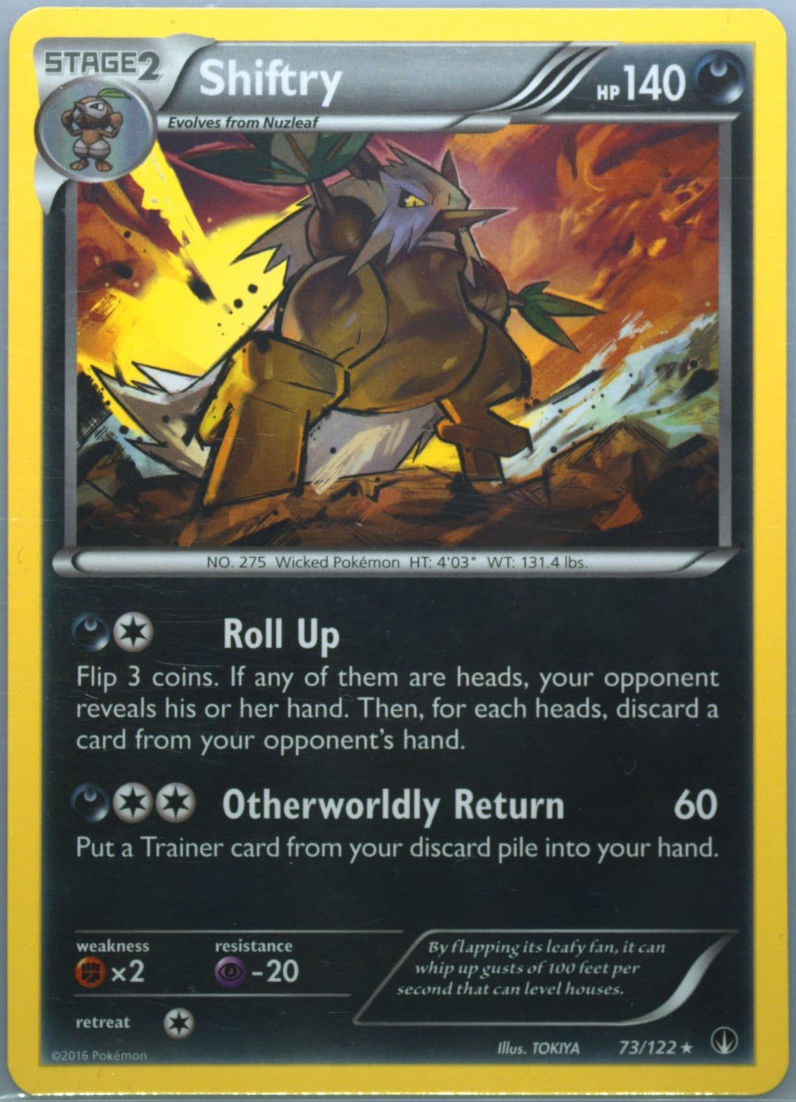 Shiftry (73) 2016 Pokemon XY Breakpoint