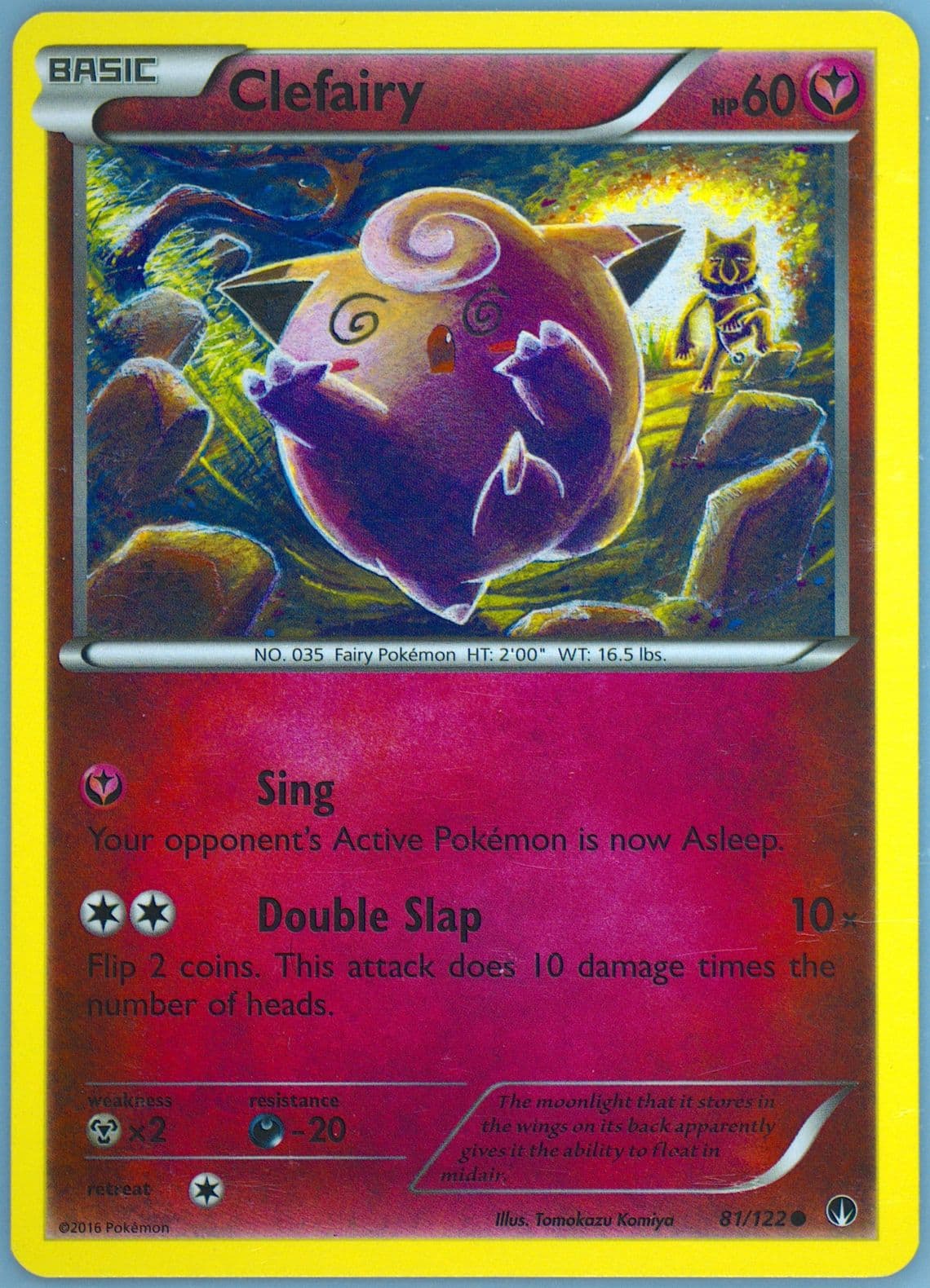 Clefairy (81) 2016 Pokemon XY Breakpoint