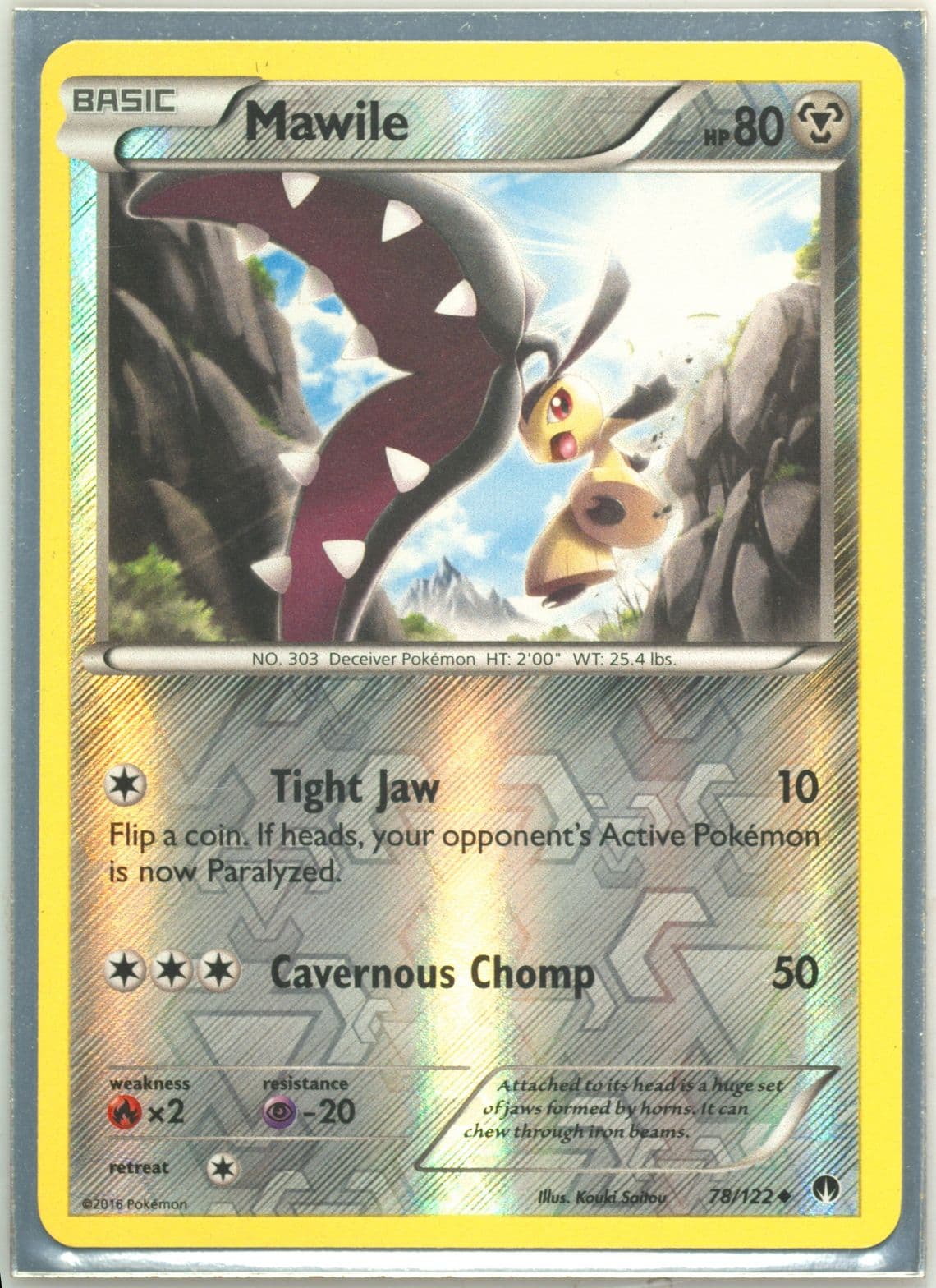 Mawile-Reverse Foil (78) 2016 Pokemon XY Breakpoint