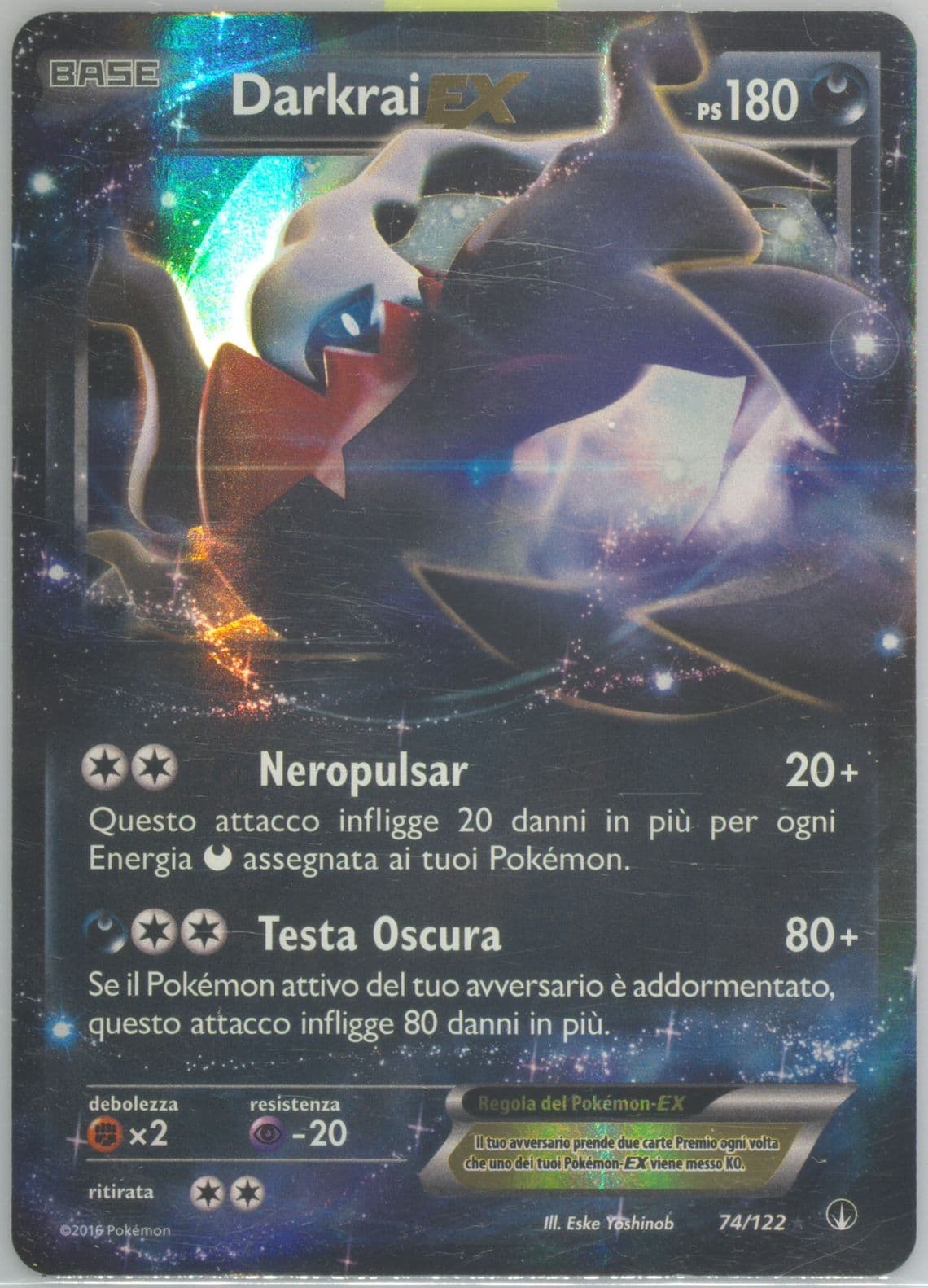 Darkrai EX Italian (74) 2016 Pokemon XY Breakpoint