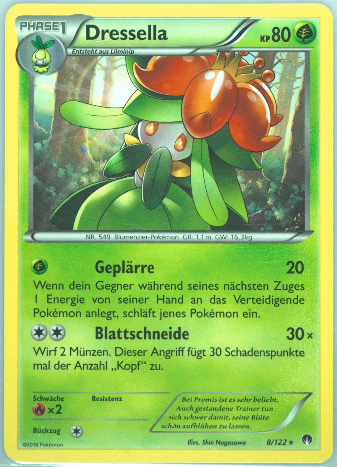 Dressella German (8) 2016 Pokemon XY Breakpoint