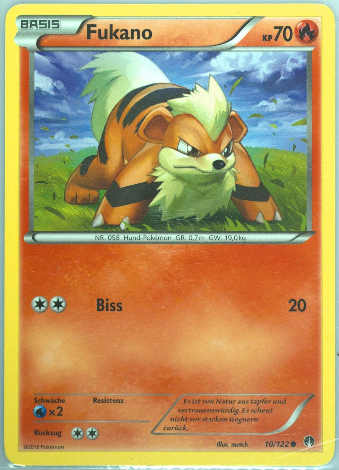 Fukano German (10) 2016 Pokemon XY Breakpoint