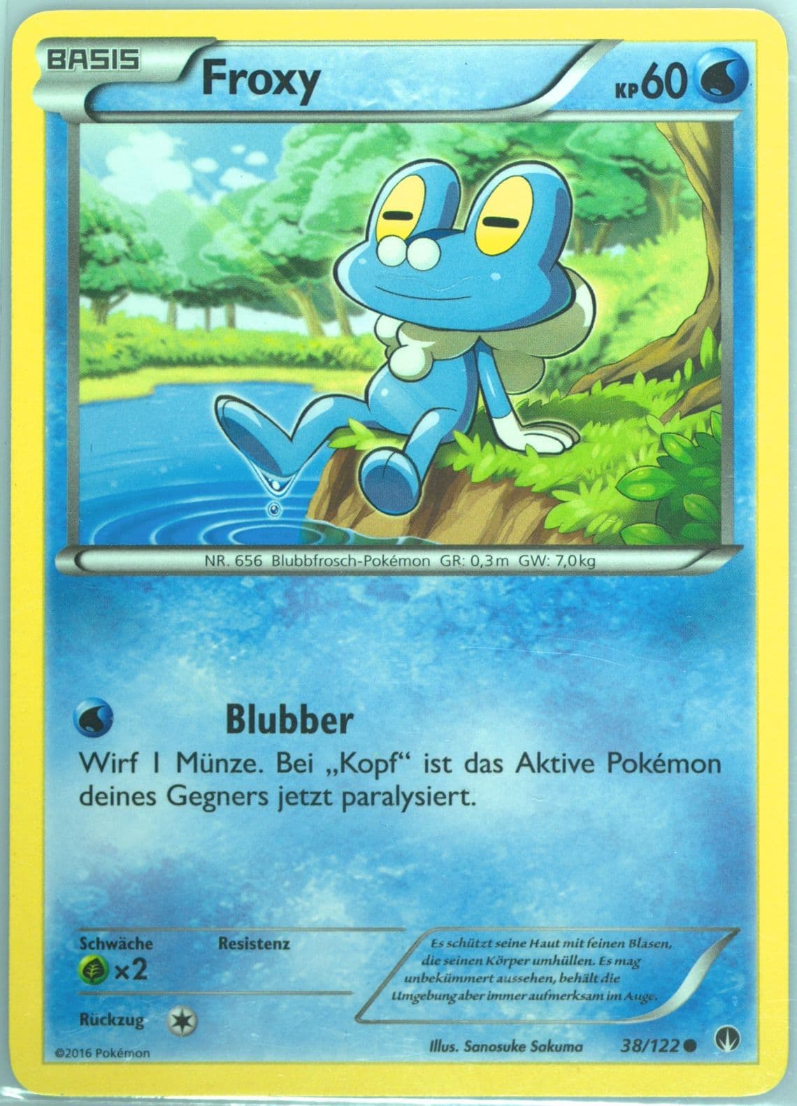 Froxy German (38) 2016 Pokemon XY Breakpoint