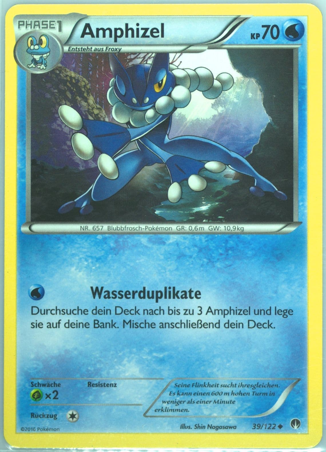 Amphizel German (39) 2016 Pokemon XY Breakpoint