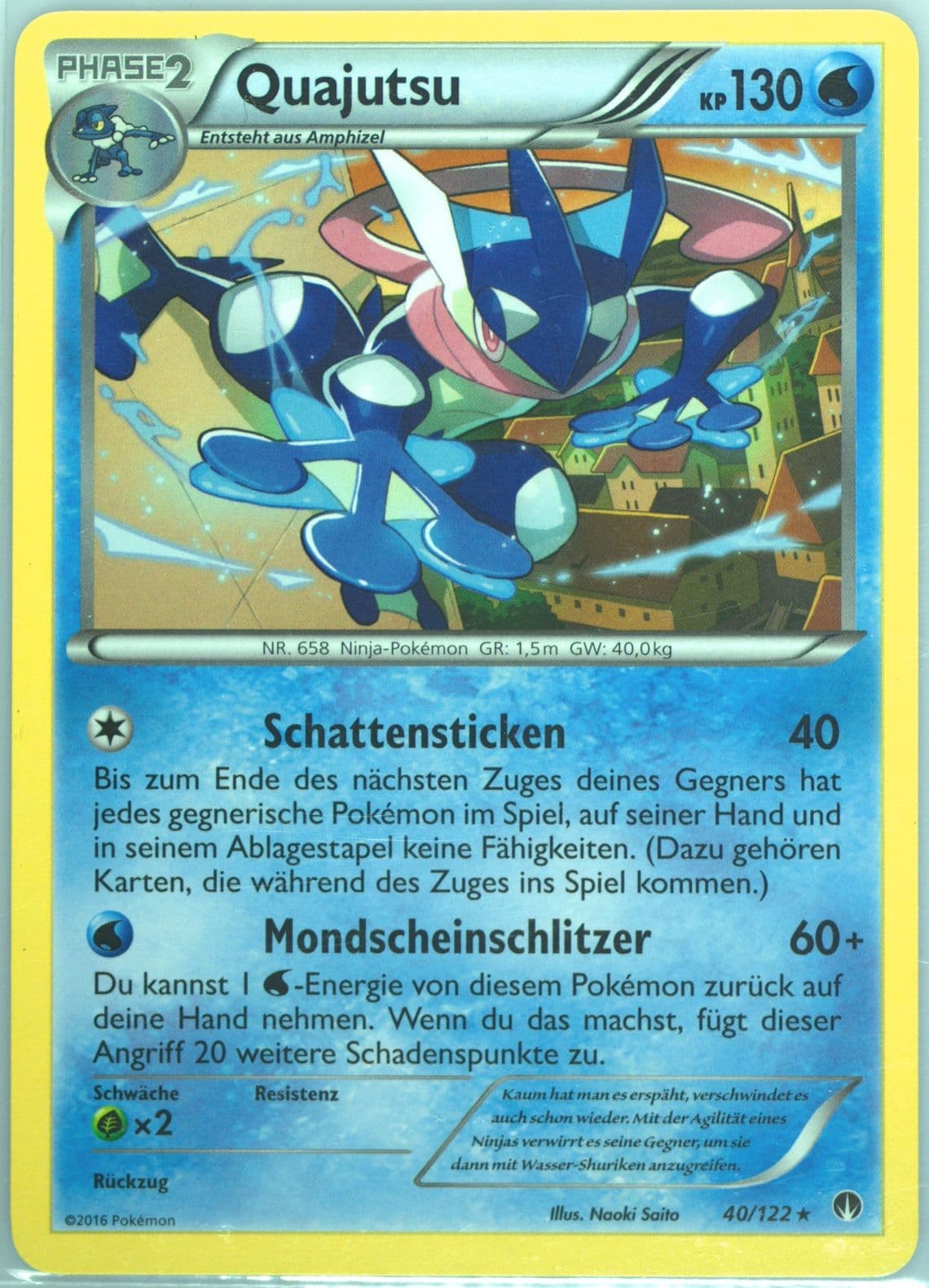 Quajutsu German (40) 2016 Pokemon XY Breakpoint