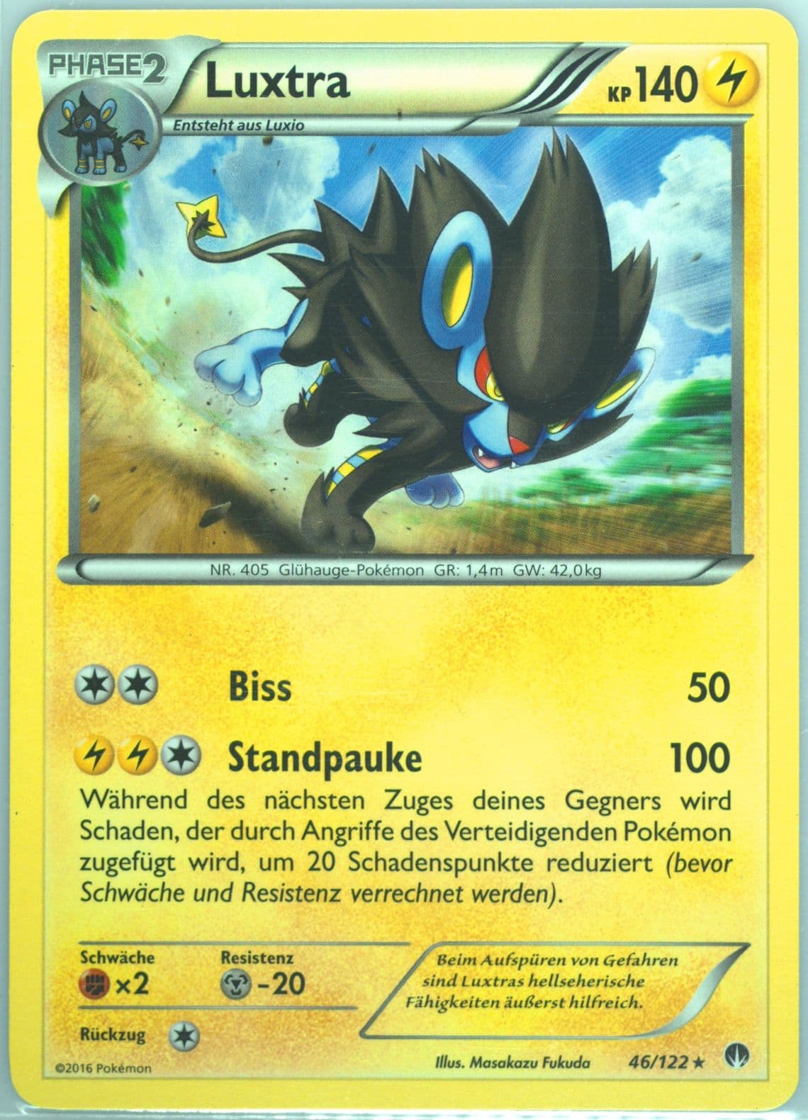 Luxtra German (46) 2016 Pokemon XY Breakpoint