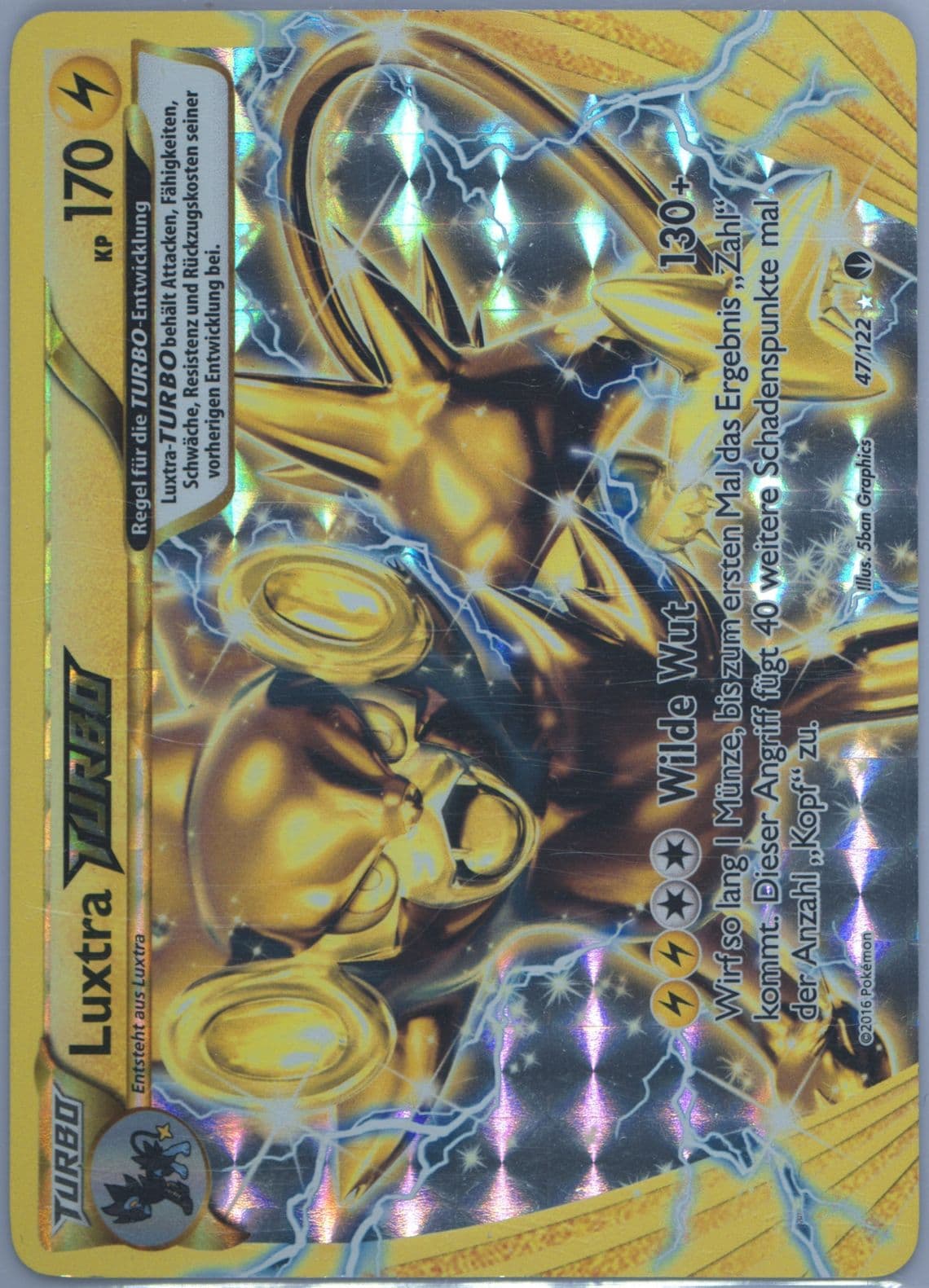 Luxtra Turbo German (47) 2016 Pokemon XY Breakpoint