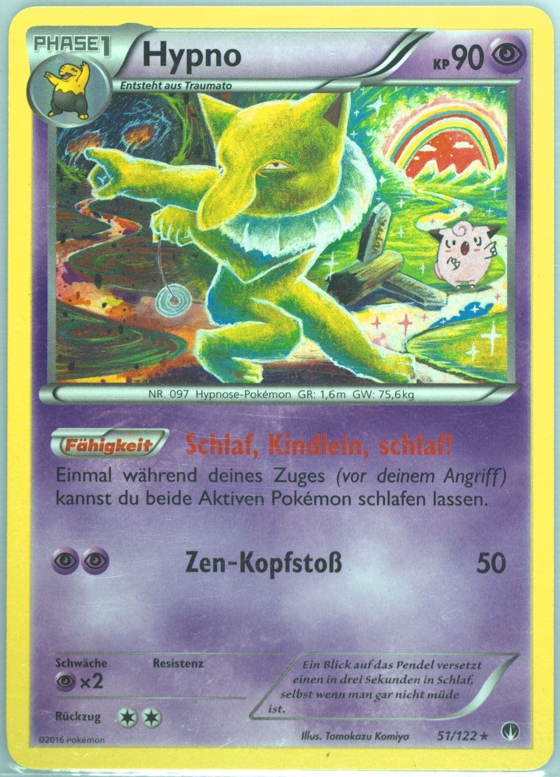 Hypno German (51) 2016 Pokemon XY Breakpoint