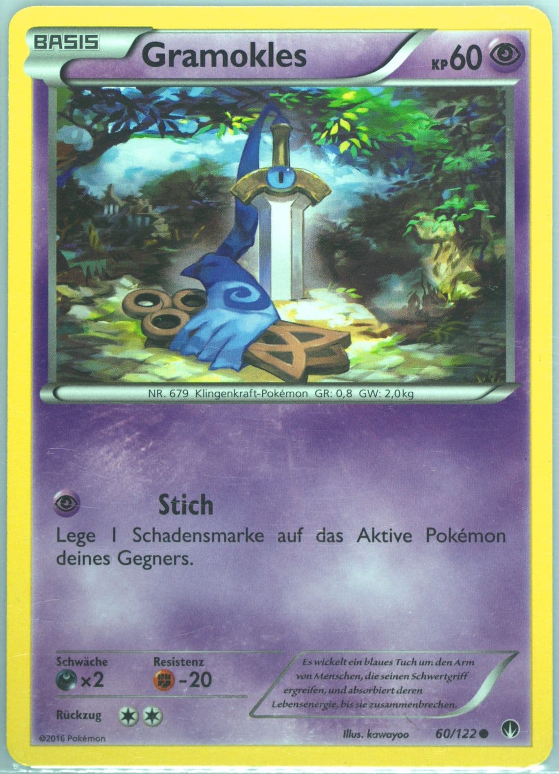 Gramokles German (60) 2016 Pokemon XY Breakpoint
