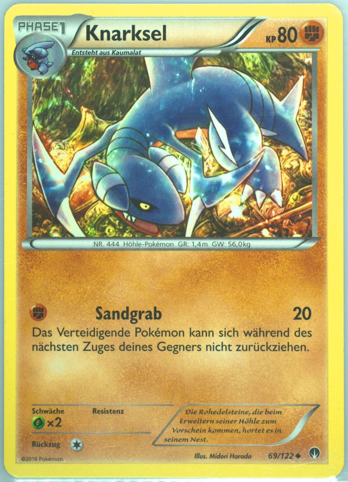 Knarksel German (69) 2016 Pokemon XY Breakpoint