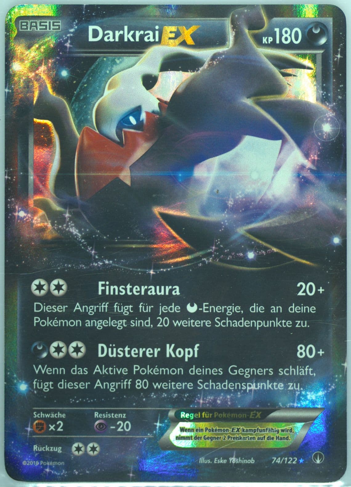 Darkrai EX German (74) 2016 Pokemon XY Breakpoint