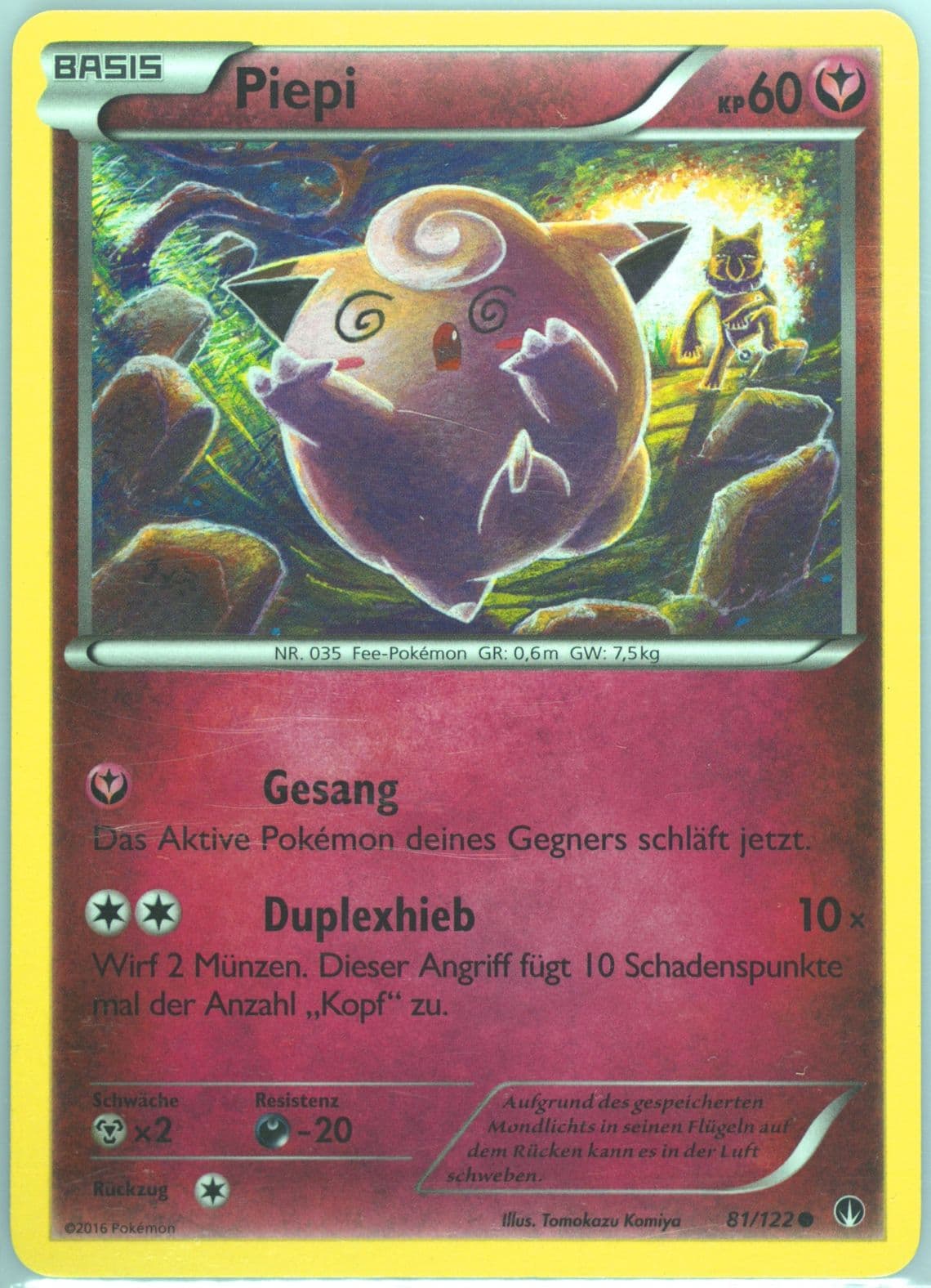 Piepi German (81) 2016 Pokemon XY Breakpoint