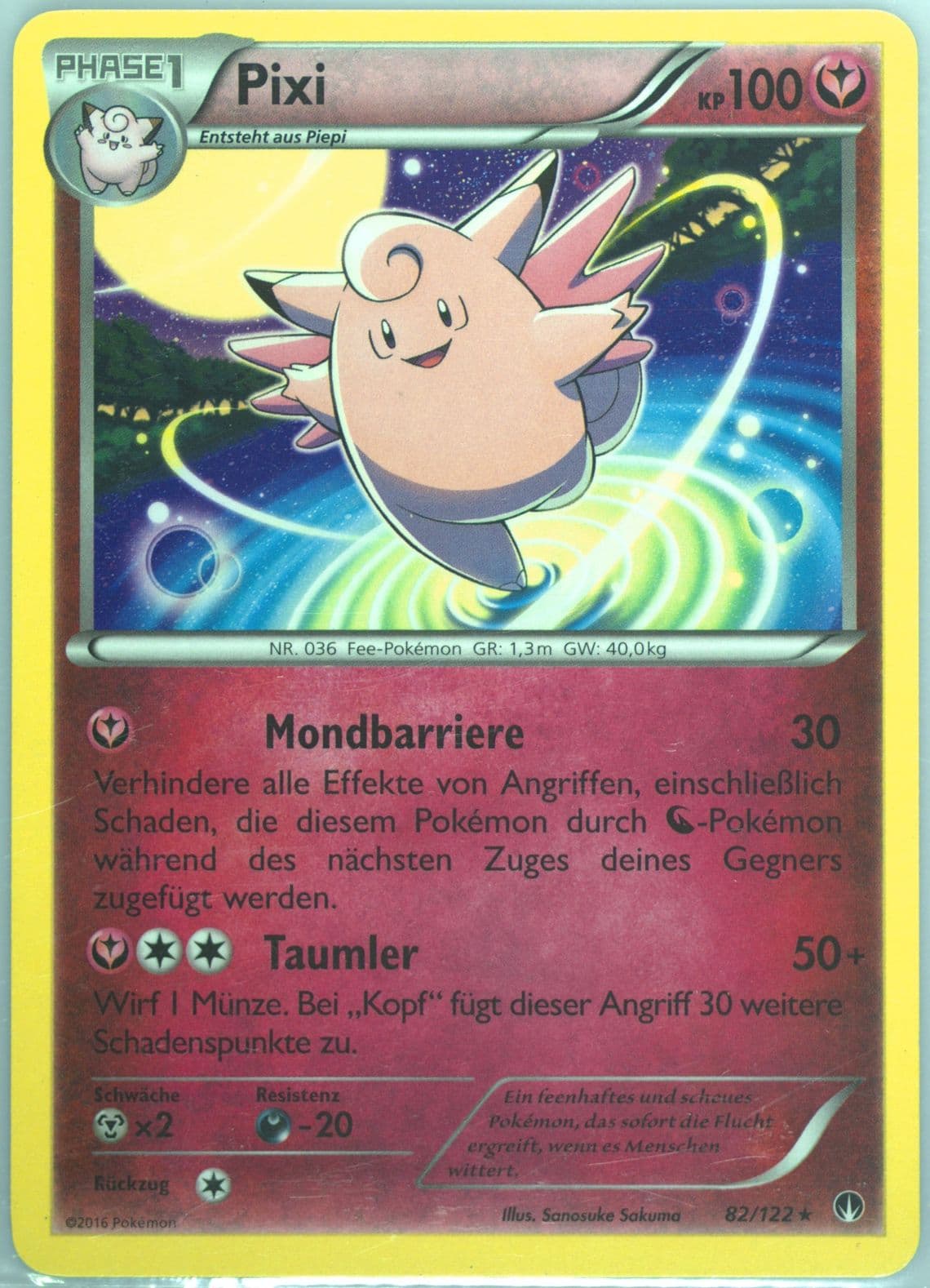 Pixi German (82) 2016 Pokemon XY Breakpoint