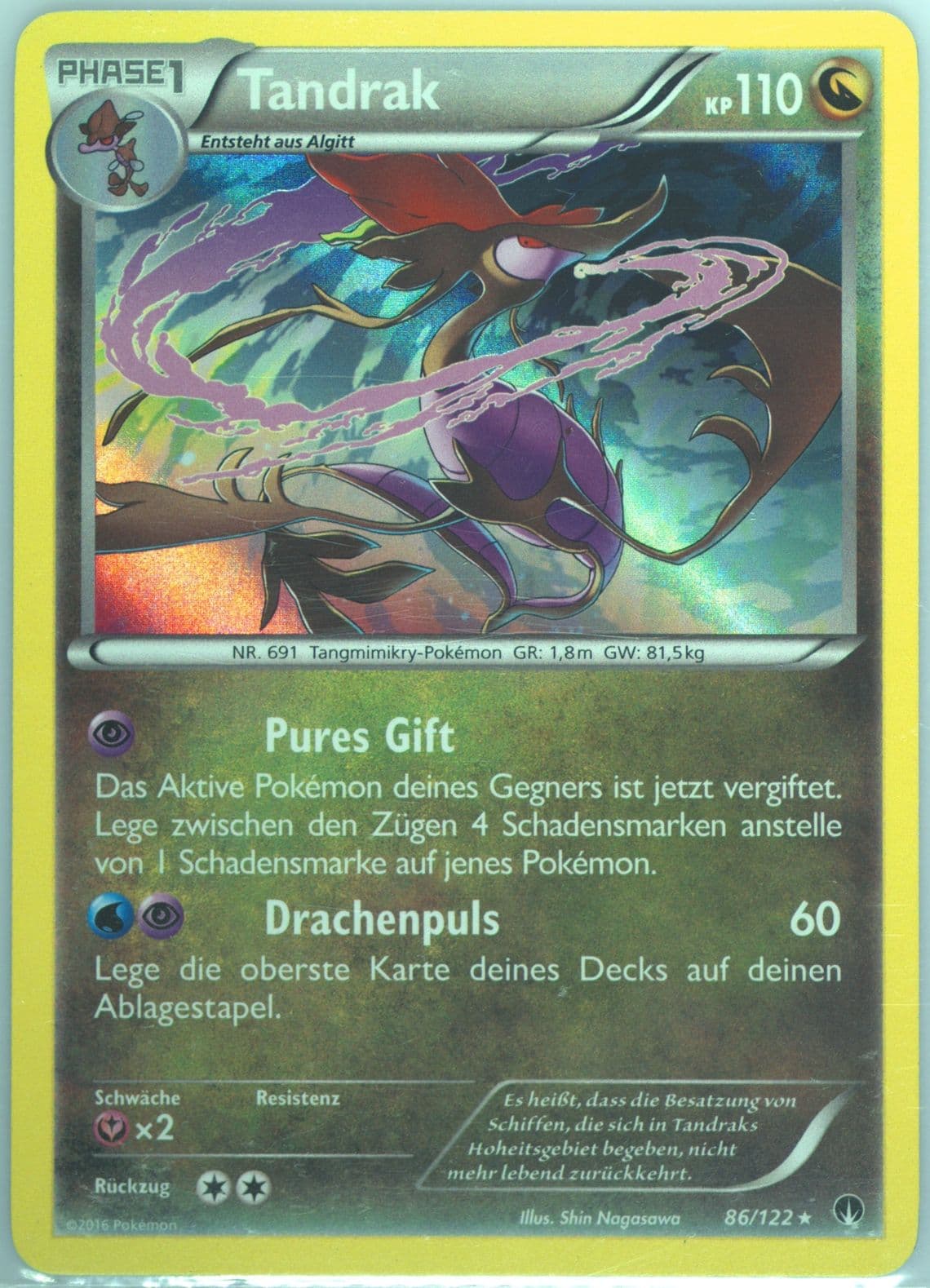 Tandrak-Holo German (86) 2016 Pokemon XY Breakpoint