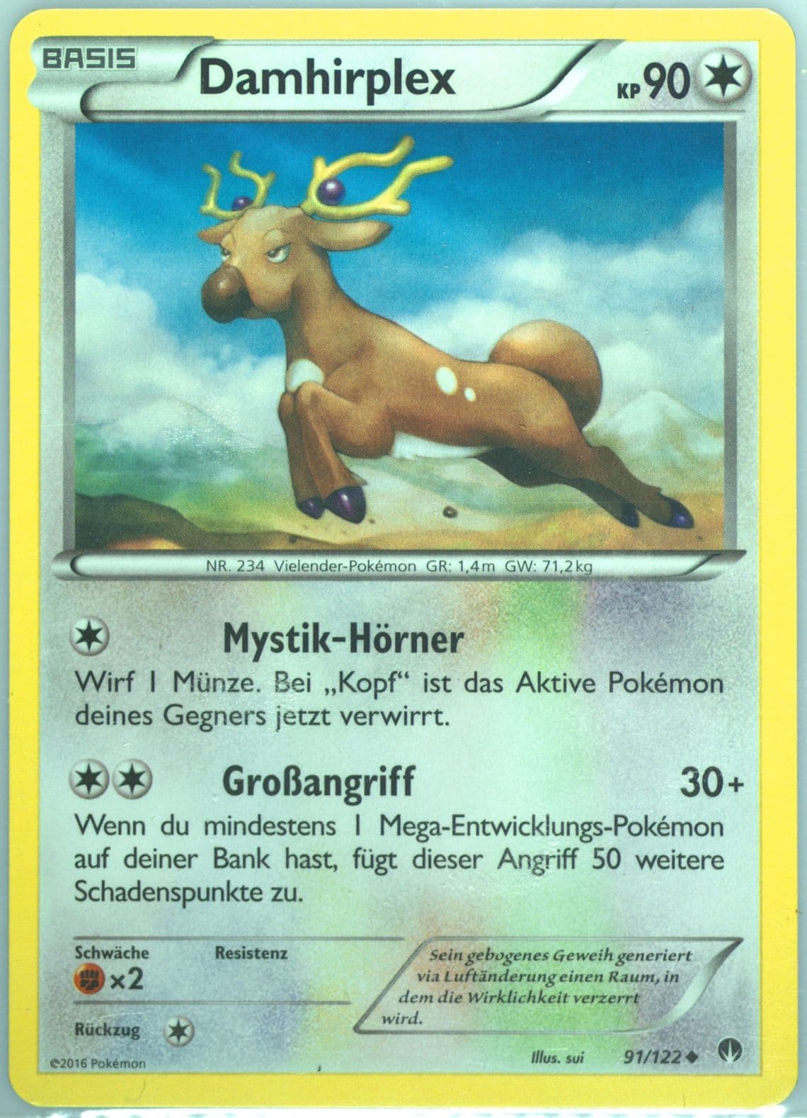 Damhirplex German (91) 2016 Pokemon XY Breakpoint
