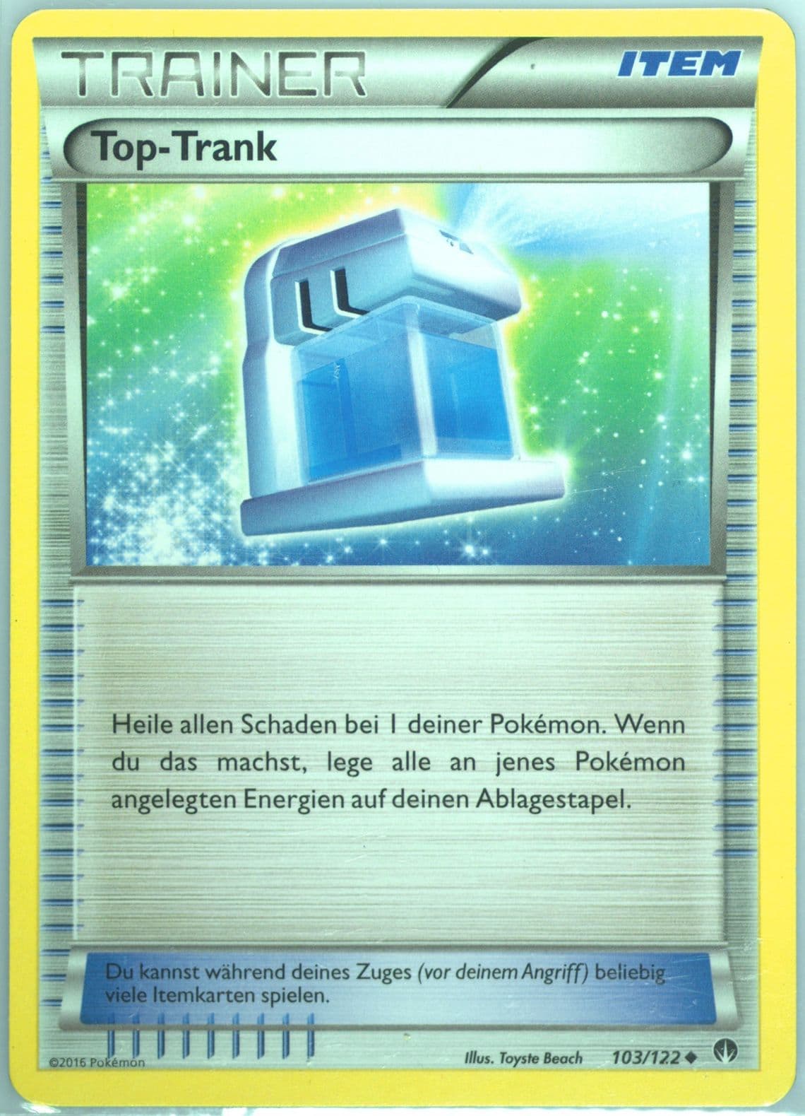Top-Trank German (103) 2016 Pokemon XY Breakpoint